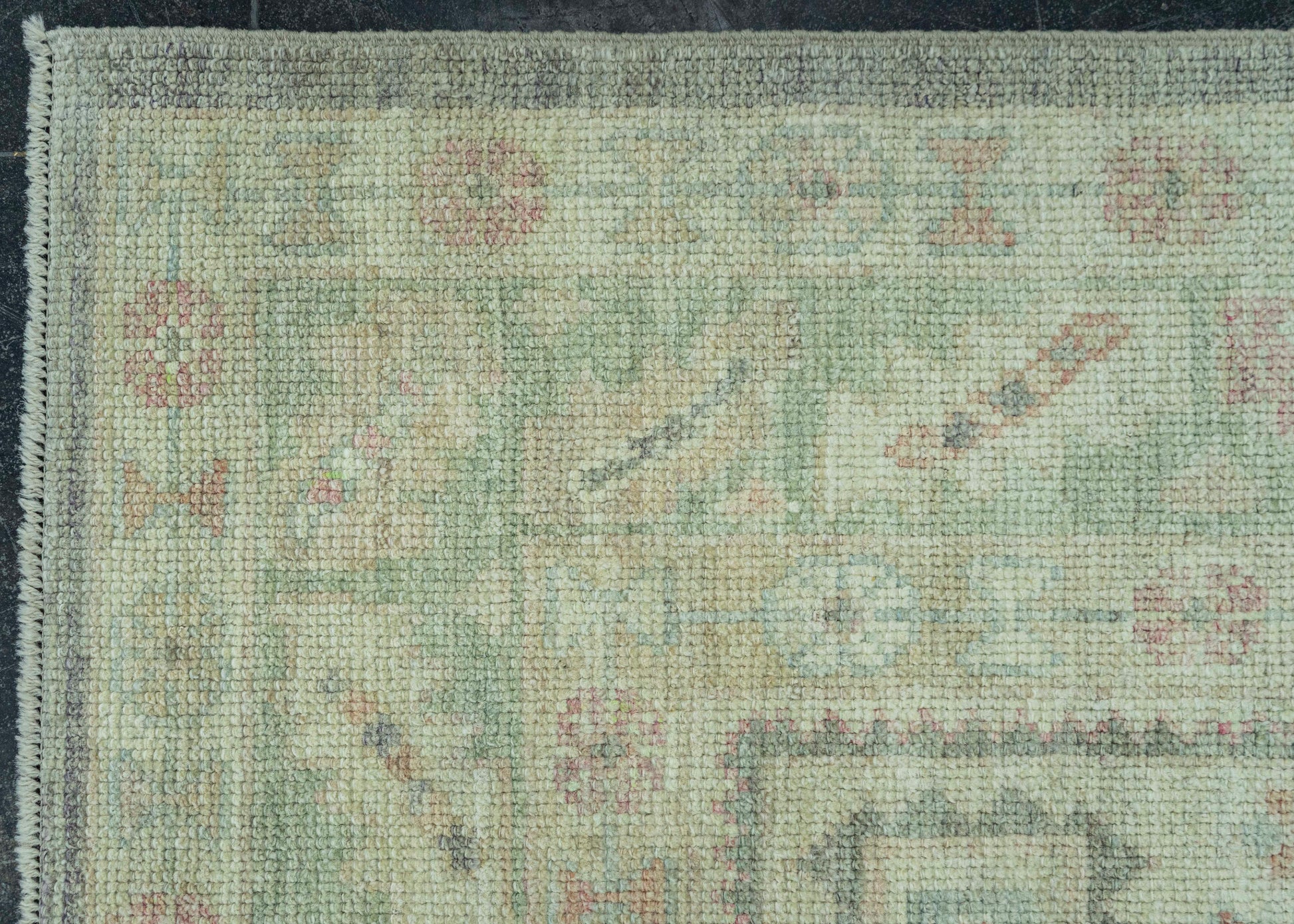 Turkish Oushak Rug 5'2" x 7'6" #19306