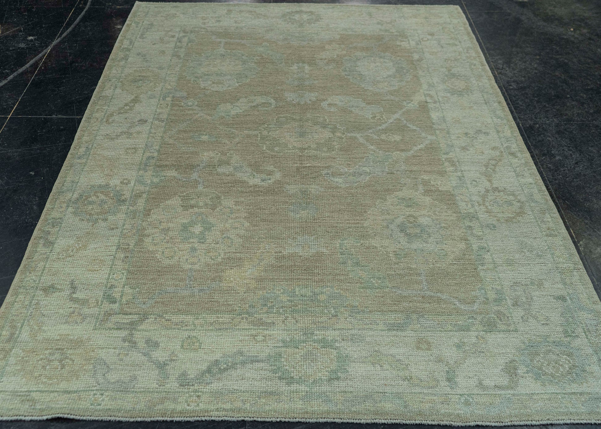 Turkish Oushak Rug 5' x 7' #19423