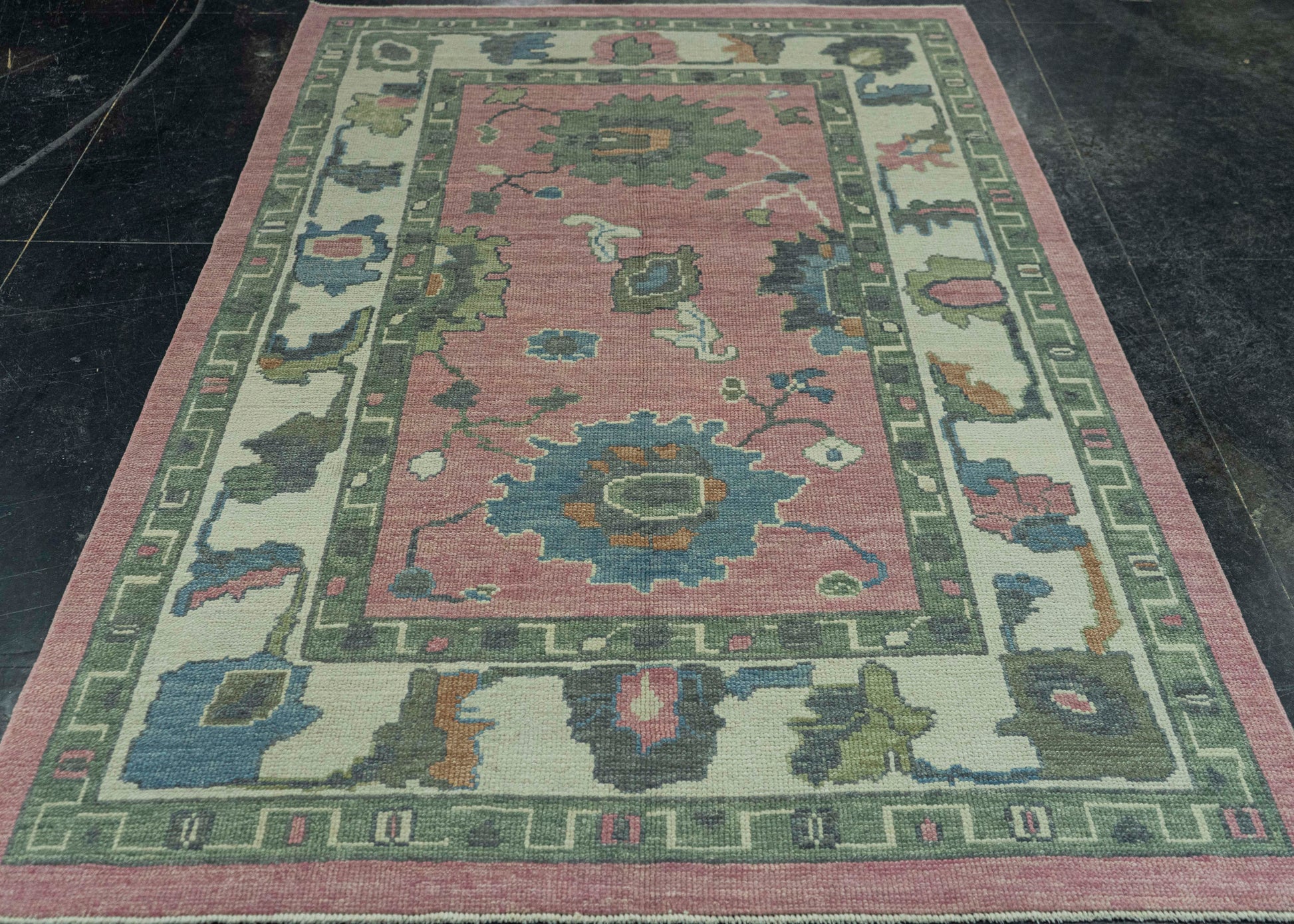 Turkish Oushak Rug 4'9" x 7'2" #19075