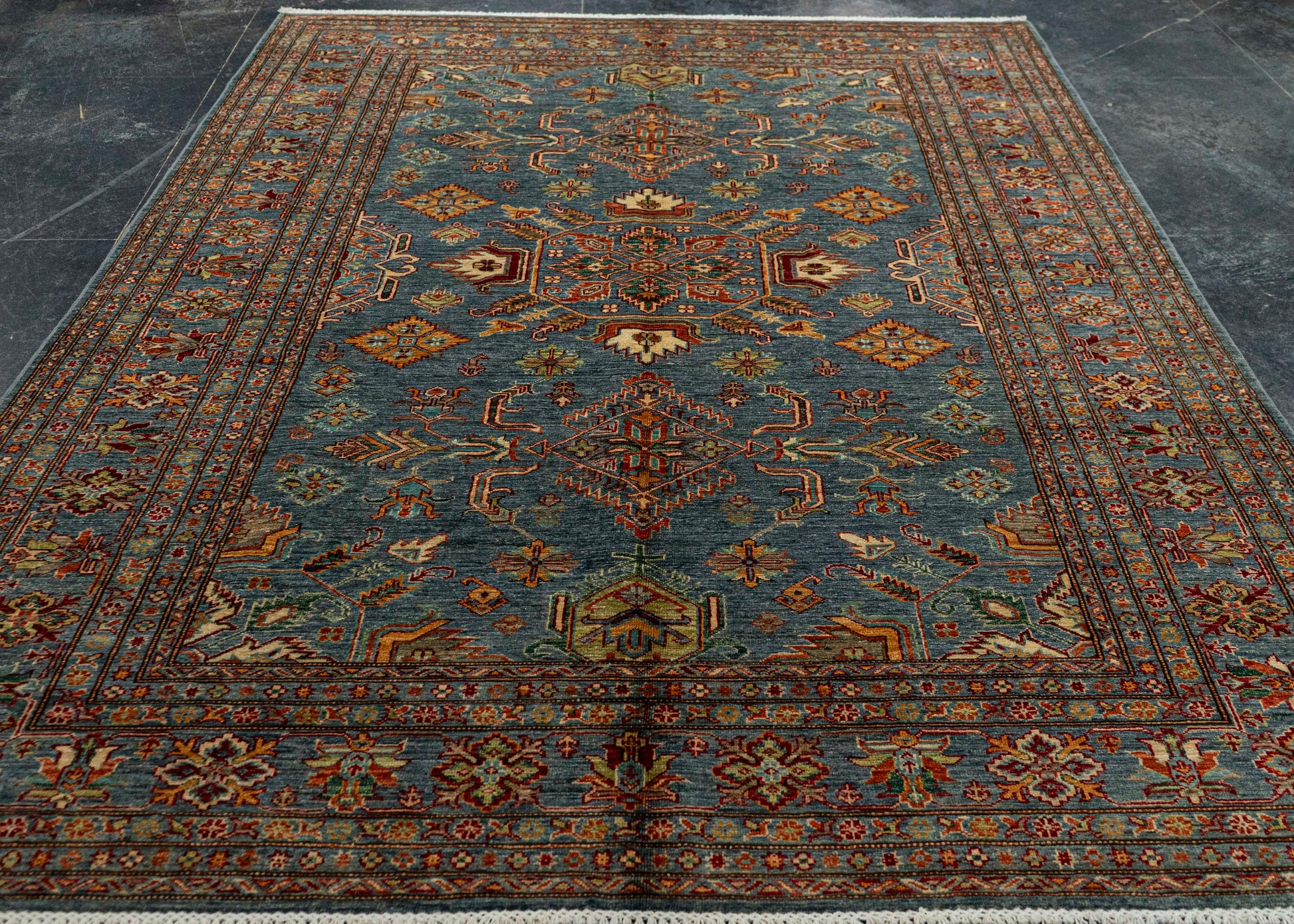 Turkish Vintage Rug  7'1" x 10'1" #22872
