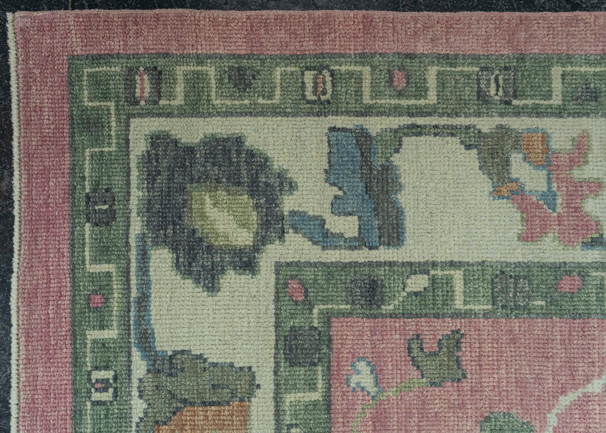 Turkish Oushak Rug 4'9" x 7'2" #19075