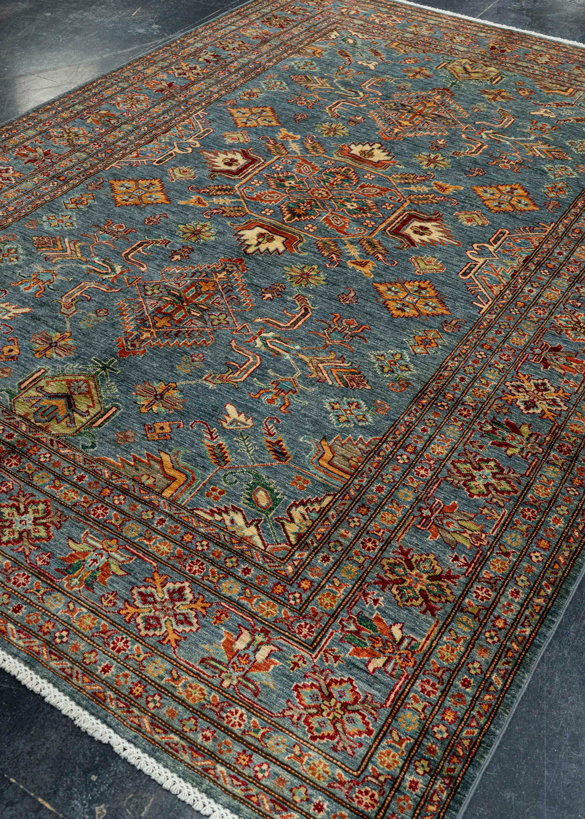Turkish Vintage Rug  7'1" x 10'1" #22872