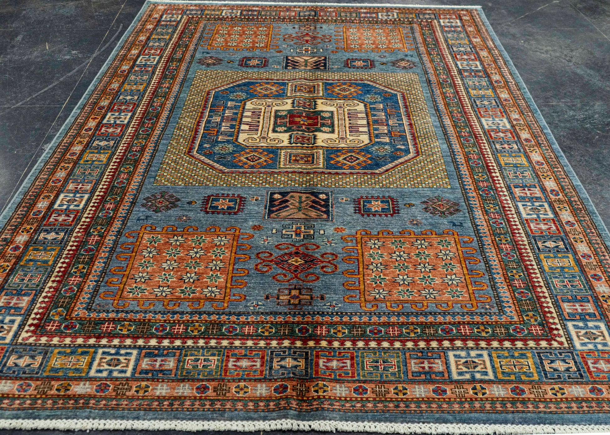 Turkish Vintage Rug  6'8" x 9'9" #22873