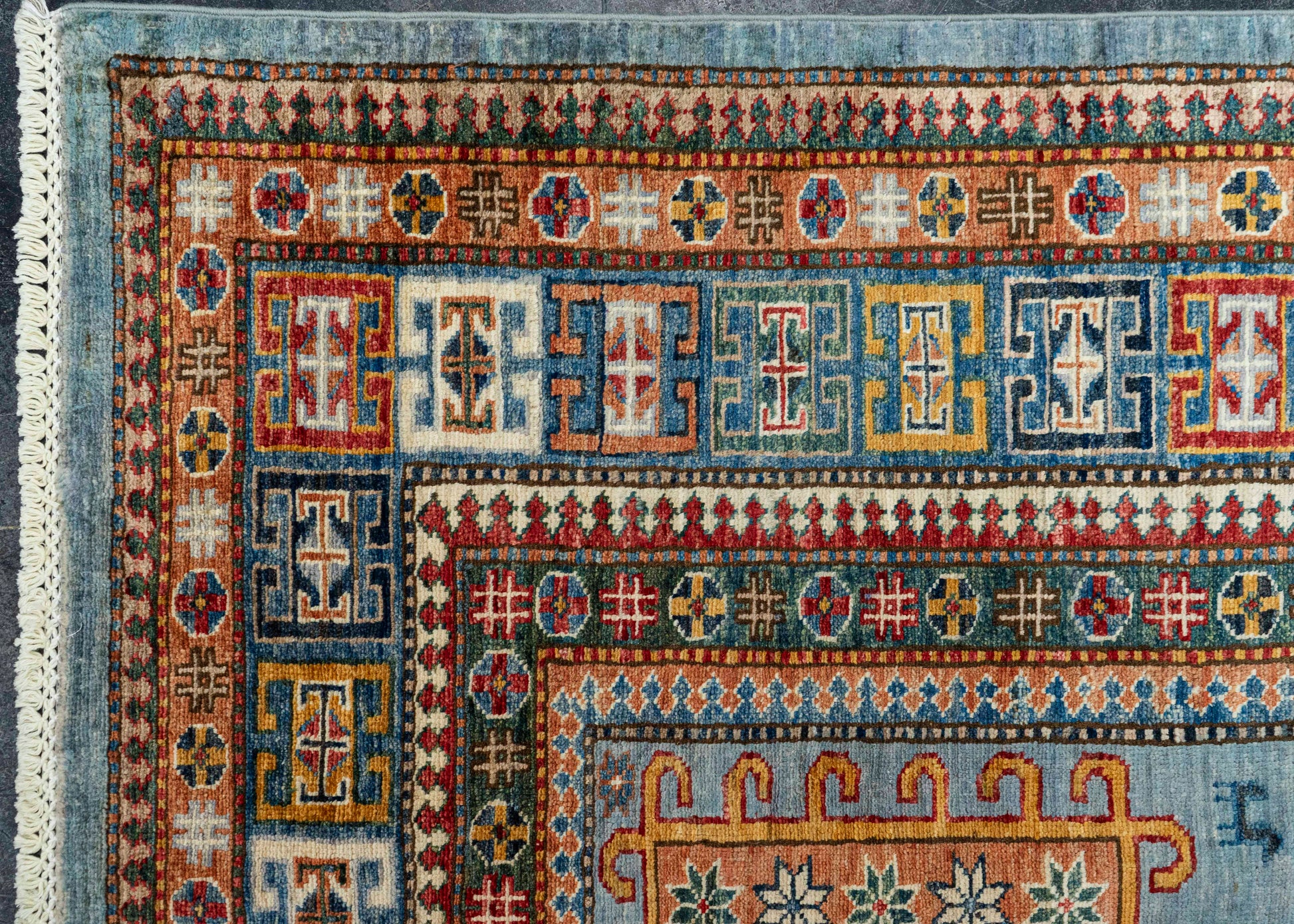 Turkish Vintage Rug  6'8" x 9'9" #22873