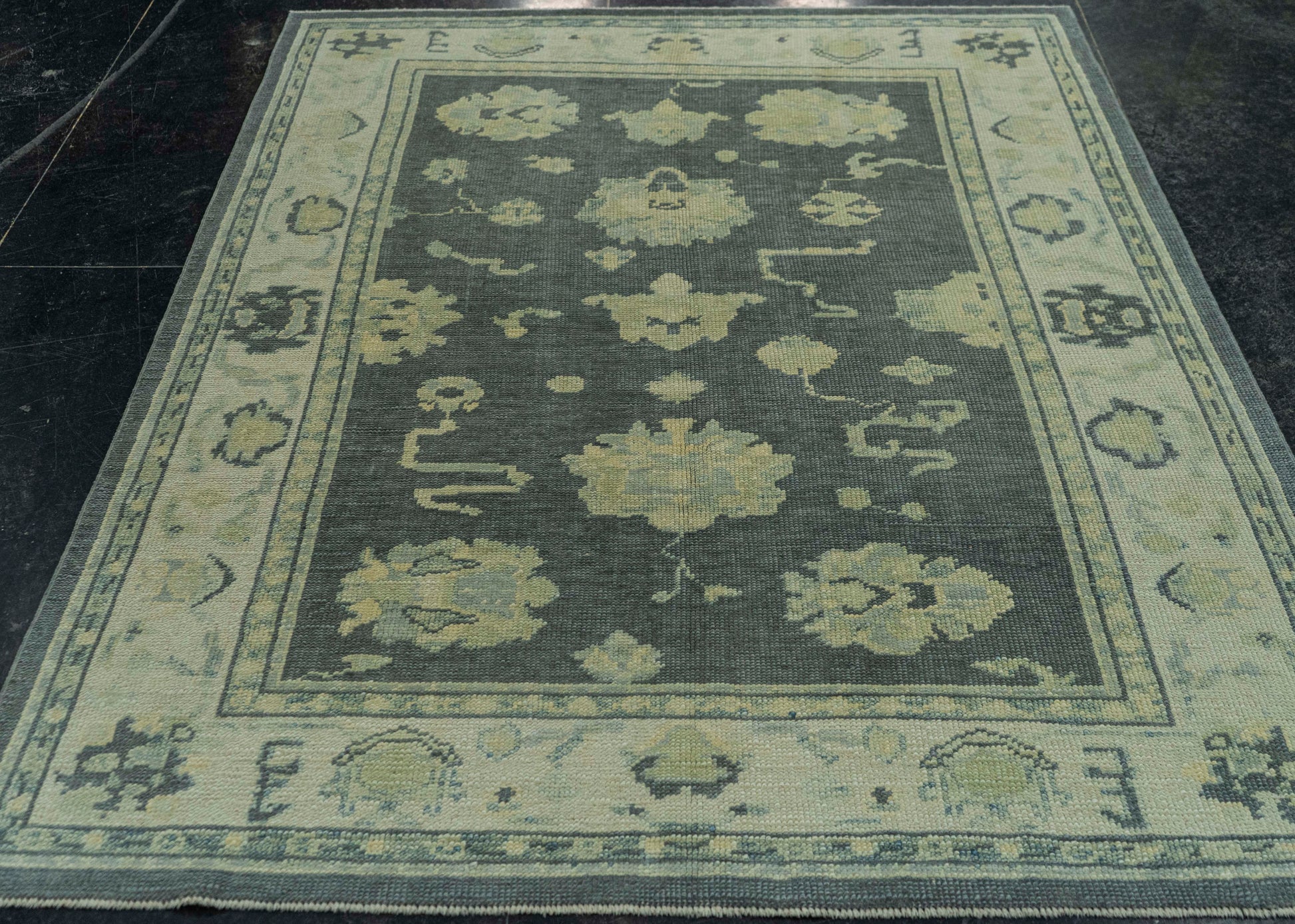 Turkish Oushak Rug 5' x 6'1" #19091