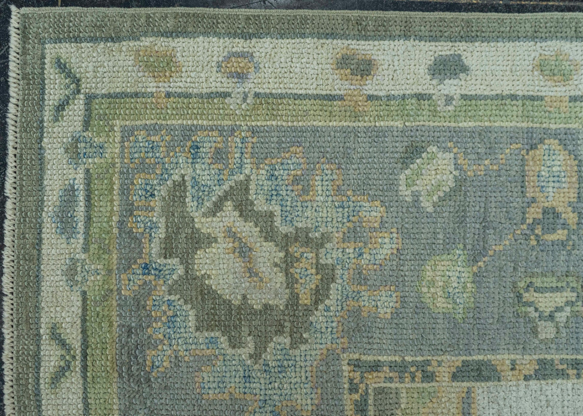 Turkish Oushak Rug 5' x 6'11" #19194