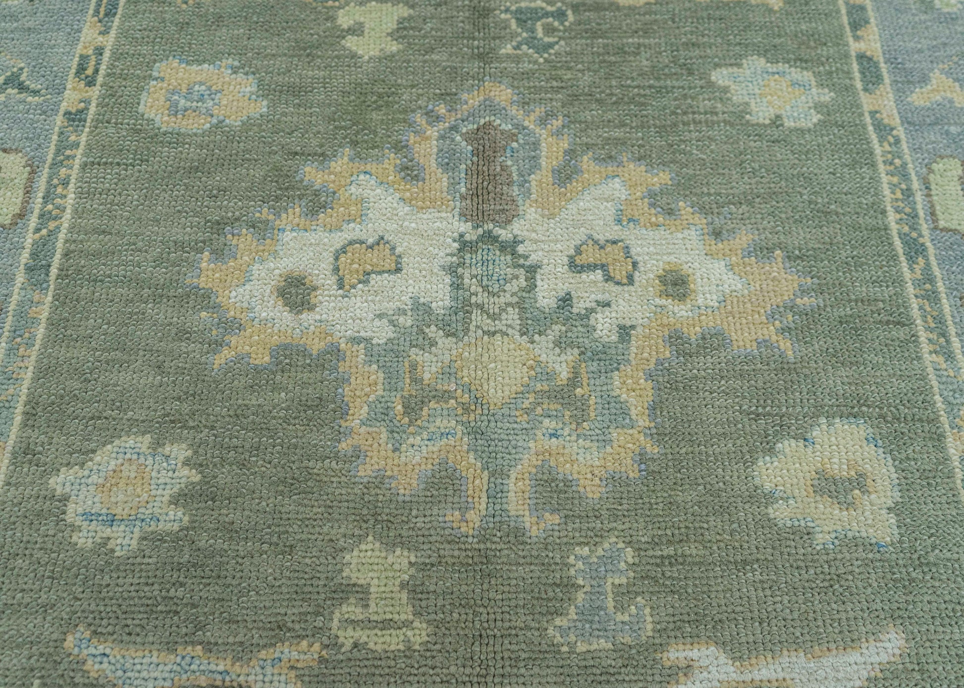 Turkish Oushak Rug 5' x 6'11" #19194