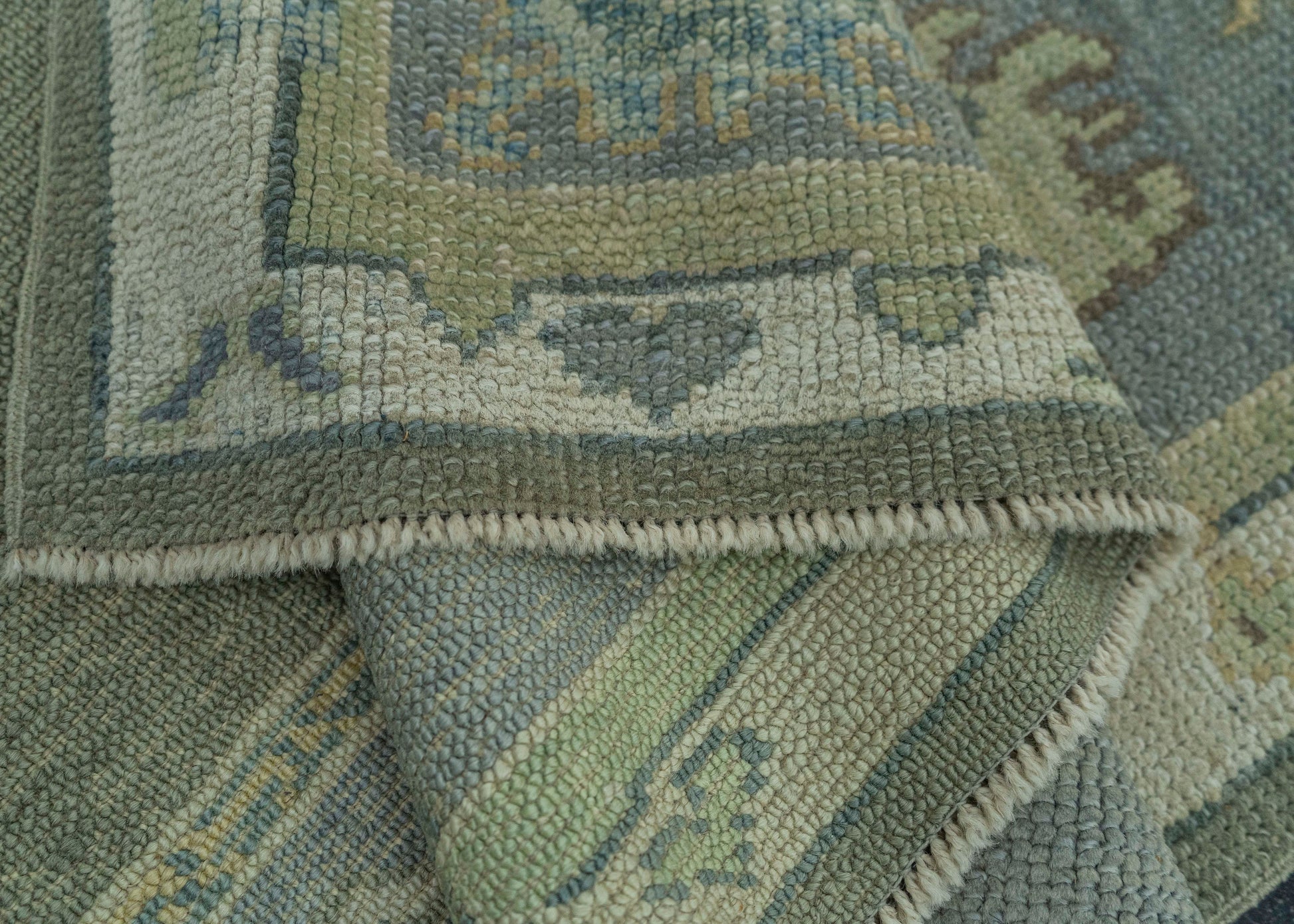 Turkish Oushak Rug 5' x 6'11" #19194