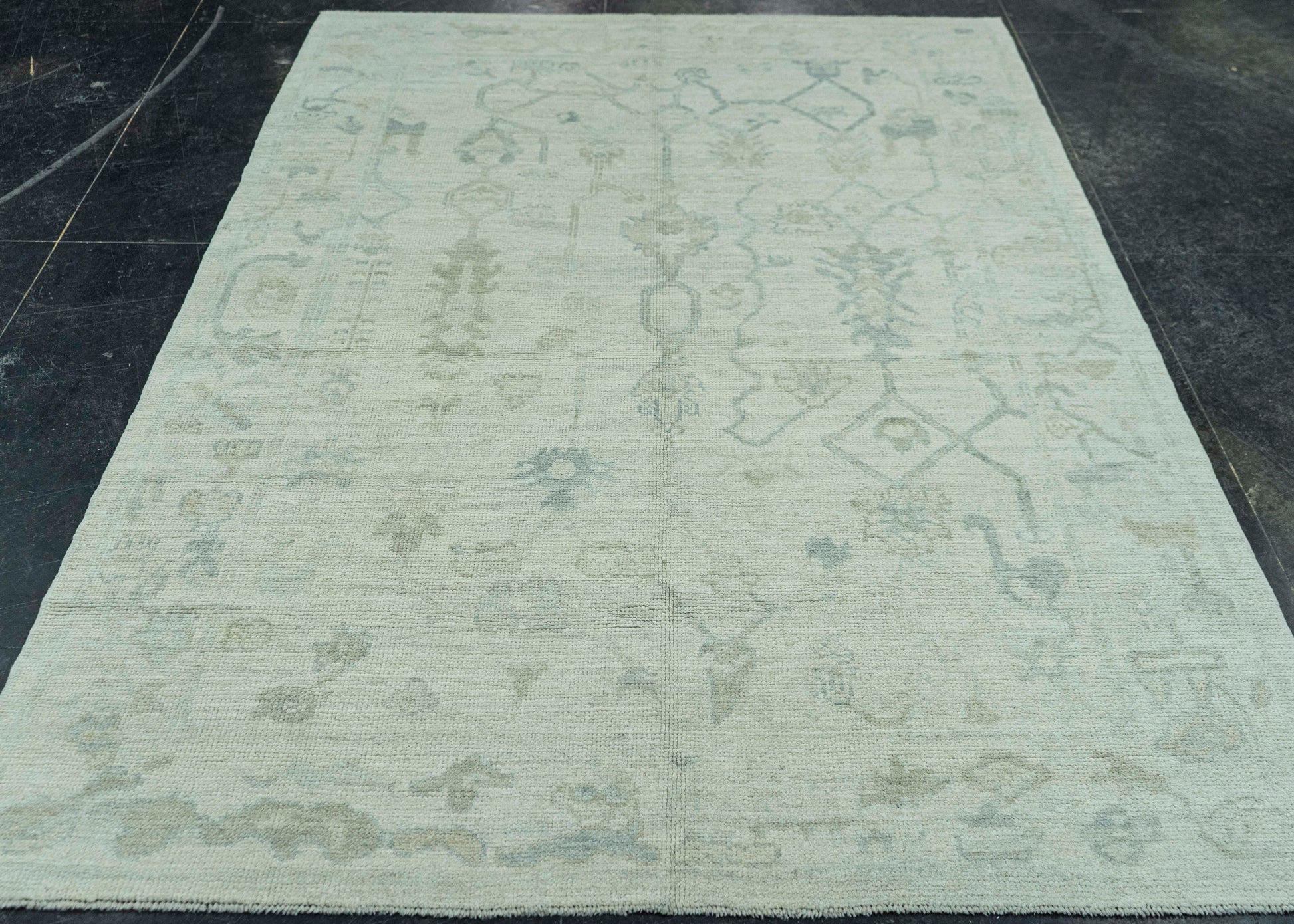 Turkish Oushak Rug 5' x 7'4" #19260