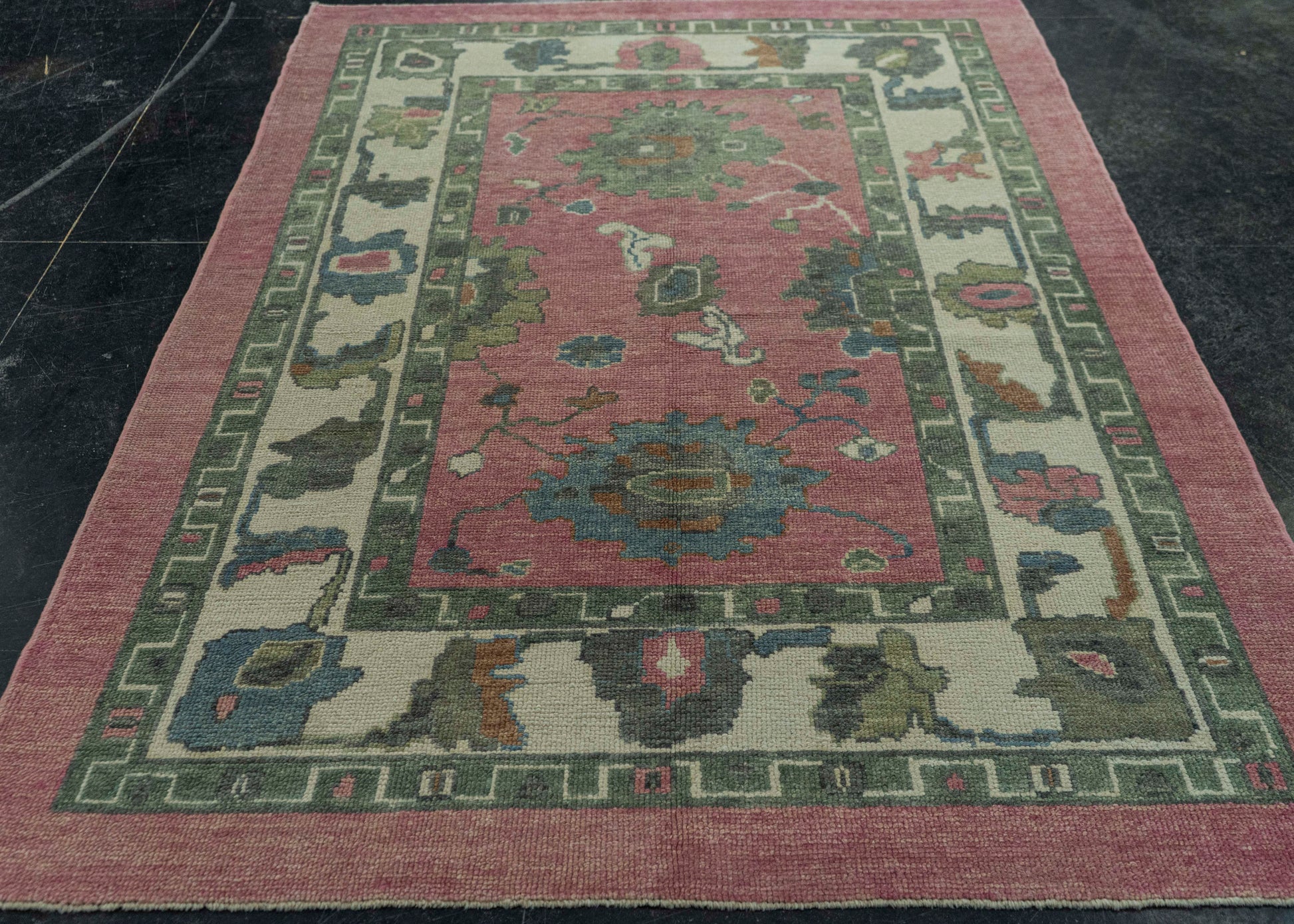 Turkish Oushak Rug 5'3" x 7'4" #19190