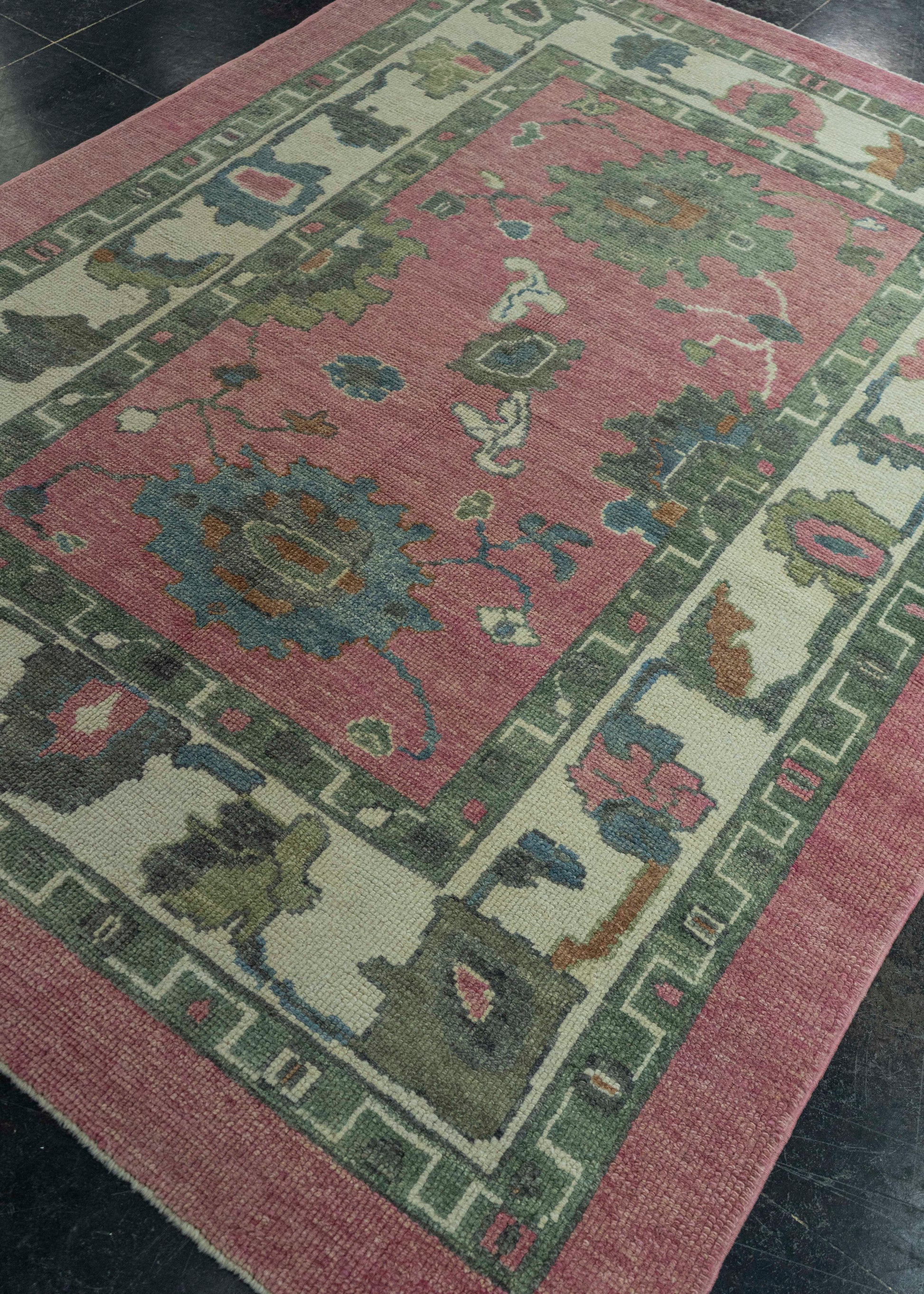 Turkish Oushak Rug 5'3" x 7'4" #19190