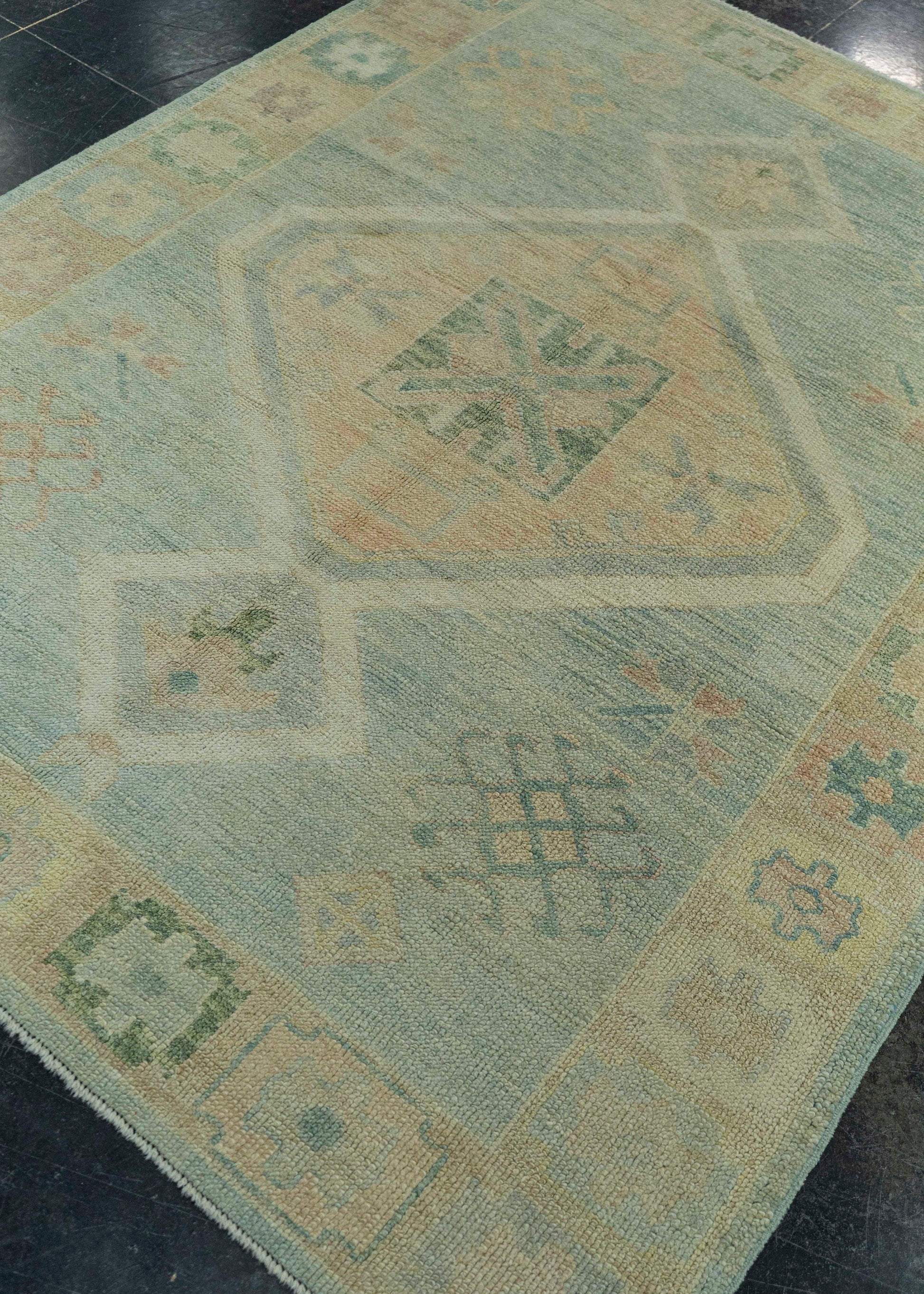 Turkish Oushak Rug 5' x 6'8" #19015