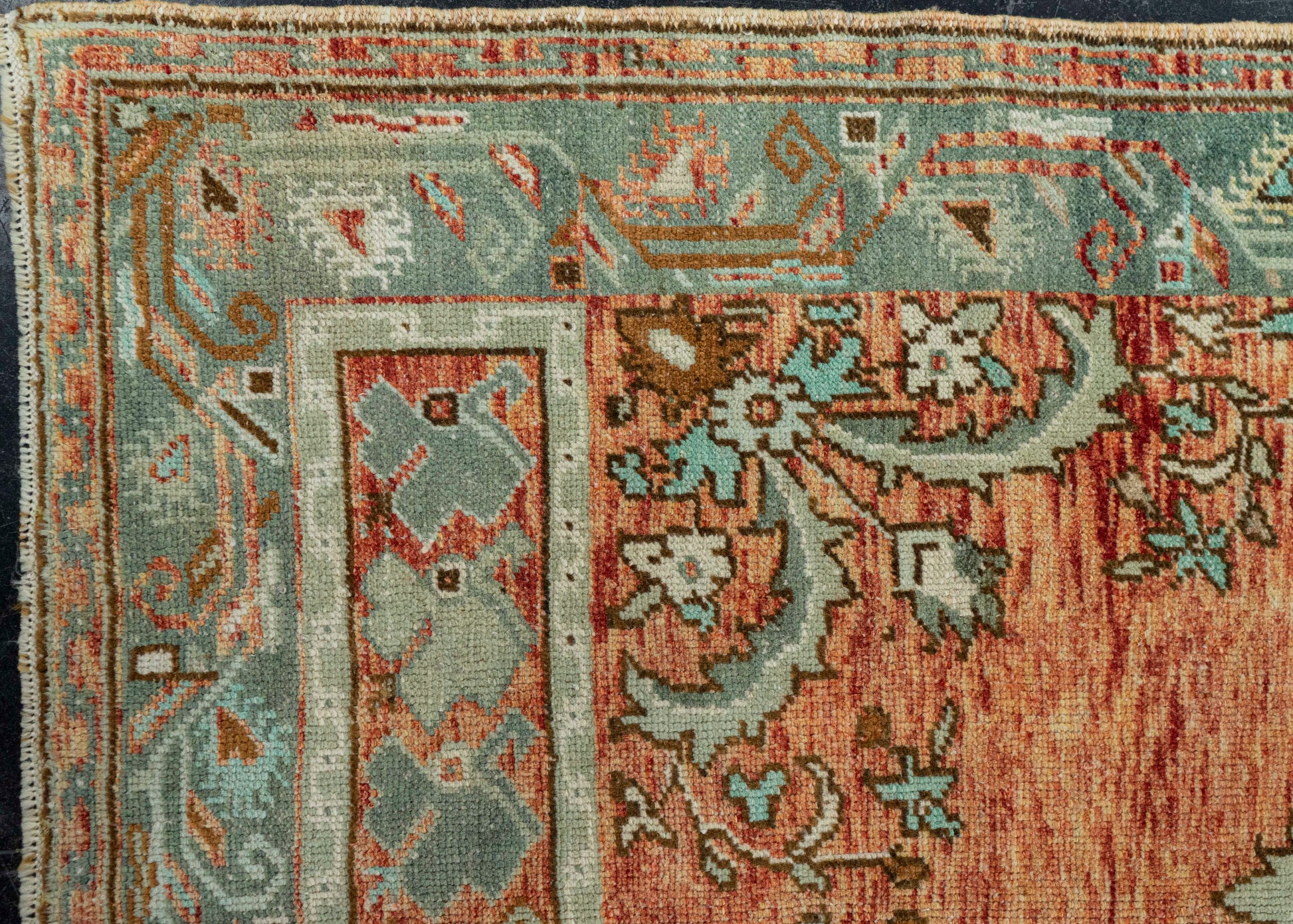 Turkish Vintage Runner Rug  4'1" x 9'5" #22899