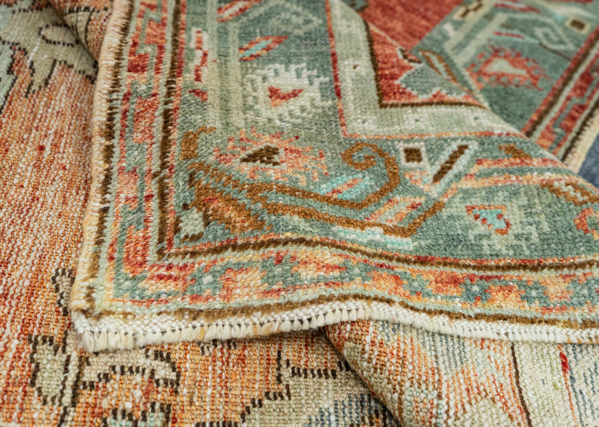 Turkish Vintage Runner Rug  4'1" x 9'5" #22899