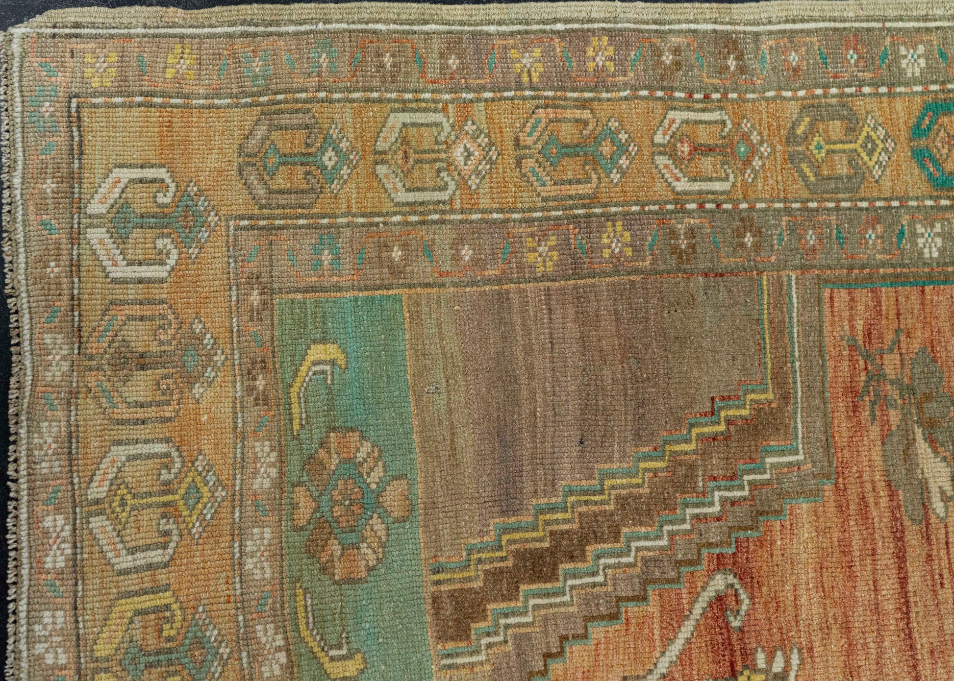 Turkish Vintage Runner Rug  4'5" x 8'4" #22907