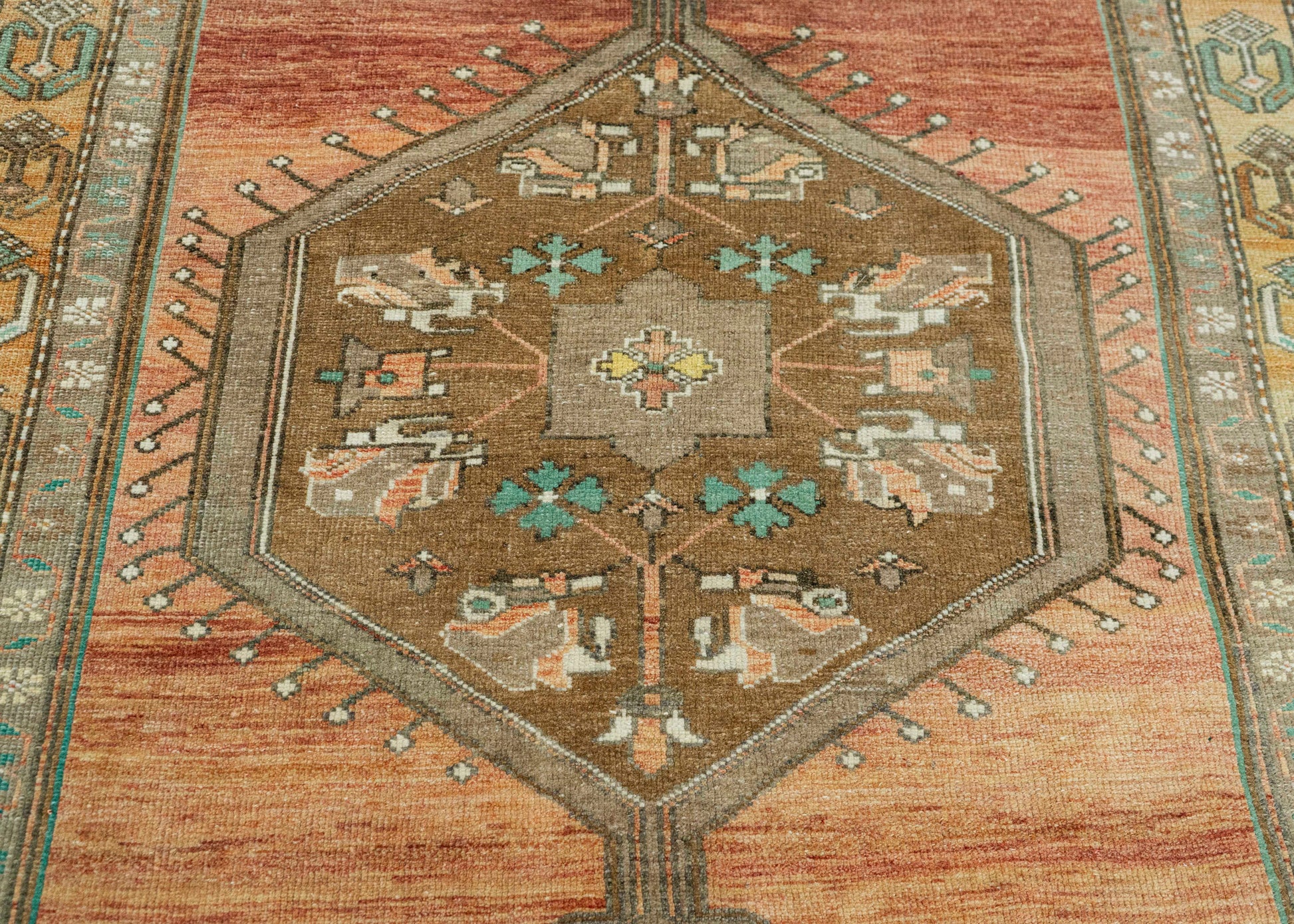 Turkish Vintage Runner Rug  4'5" x 8'4" #22907