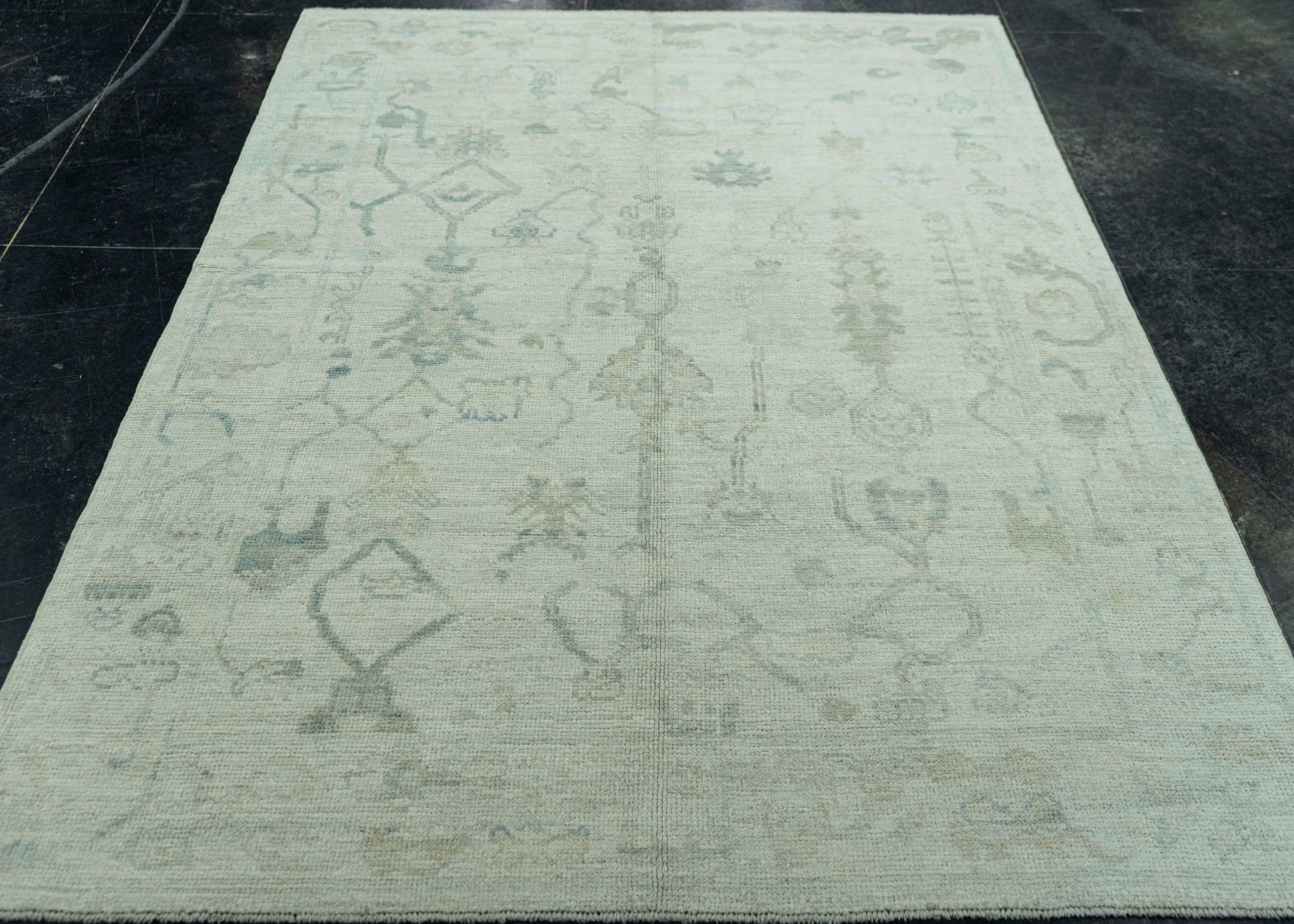Turkish Oushak Rug 4'11" x 7'1" #19256