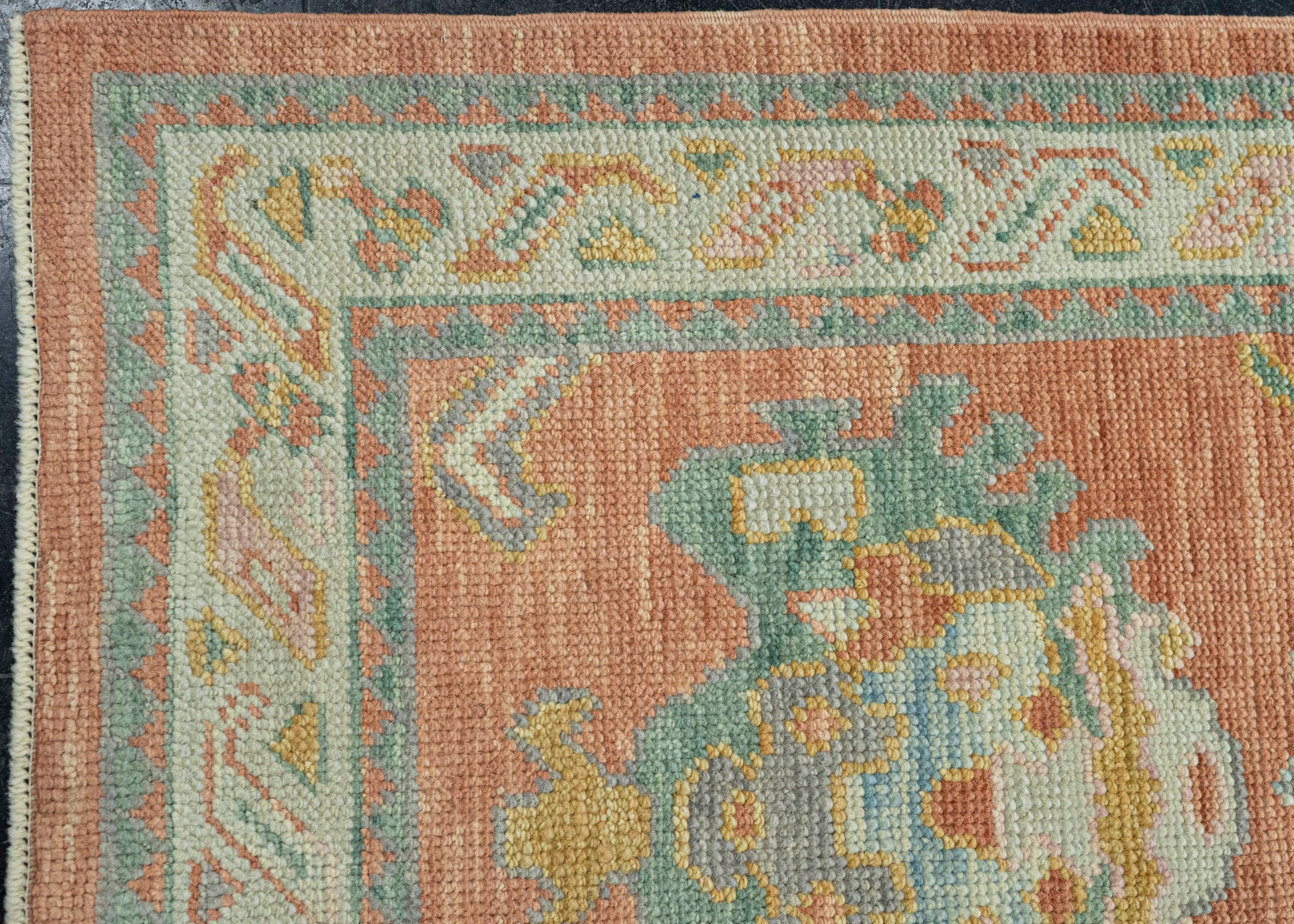Turkish Oushak Runner Rug 2'11" x 12'6" #23662