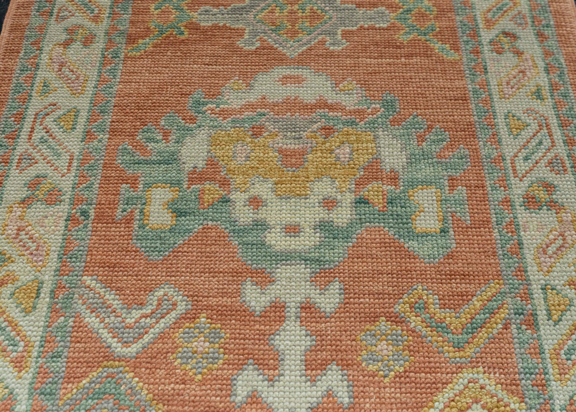 Turkish Oushak Runner Rug 2'11" x 12'6" #23662