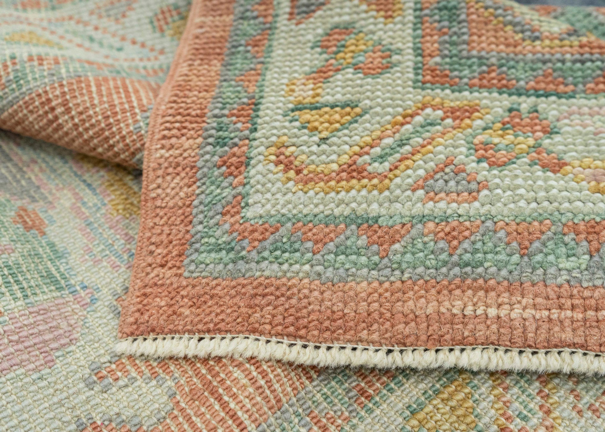 Turkish Oushak Runner Rug 2'11" x 12'6" #23662