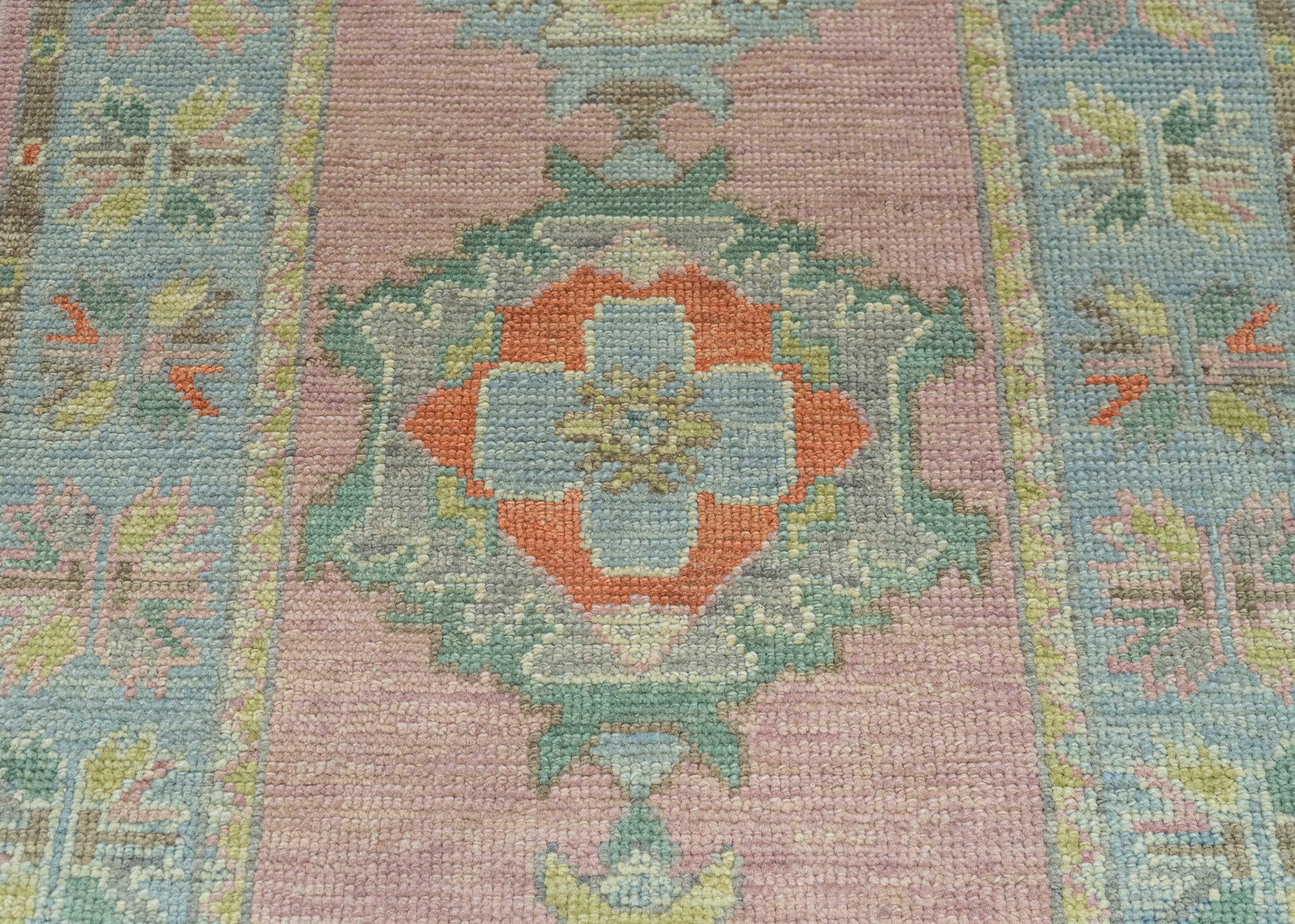 Turkish Oushak Runner Rug 3'2" x 10'6" #23656