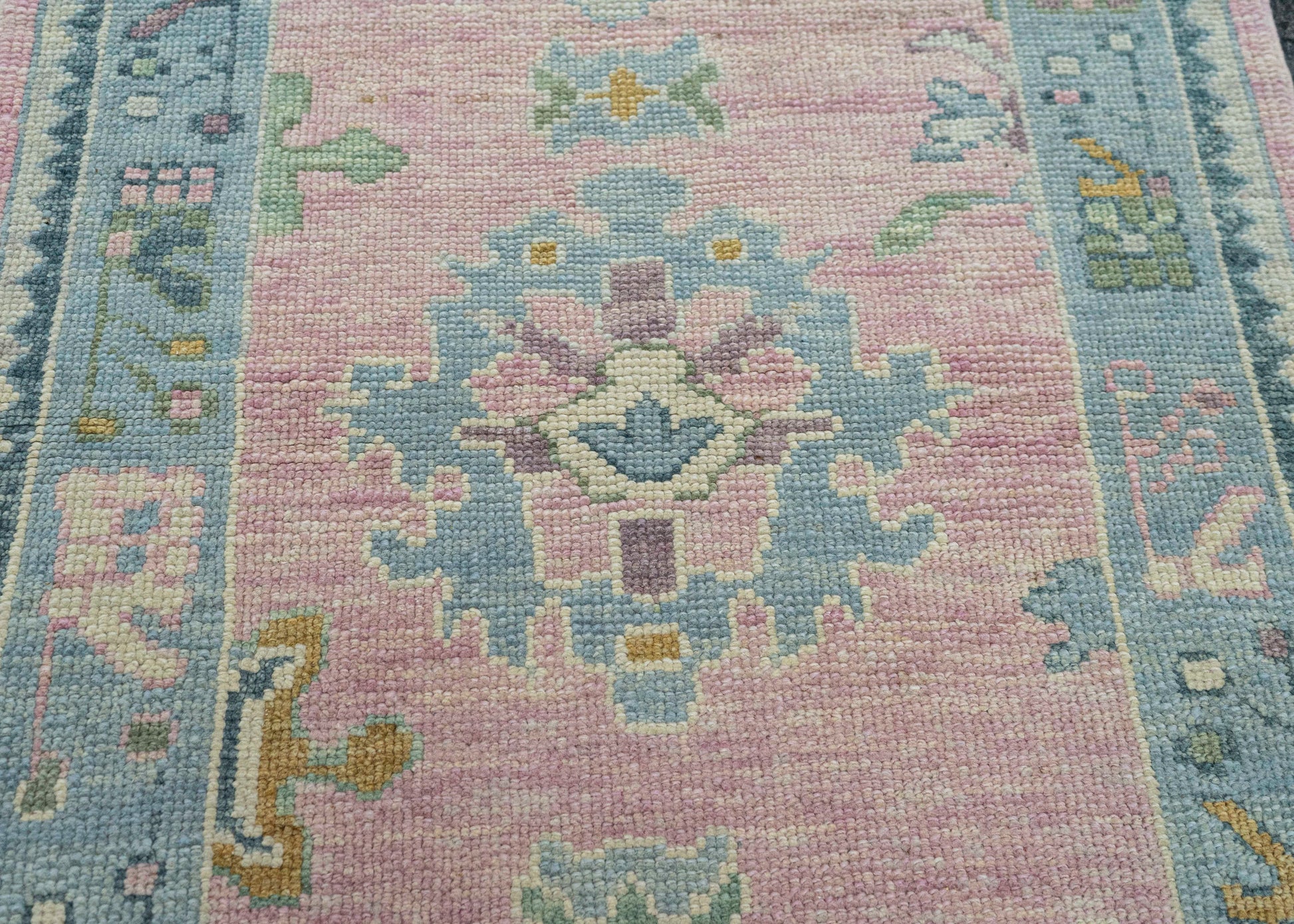 Turkish Oushak Runner Rug 3'3" x 7'2" #23661