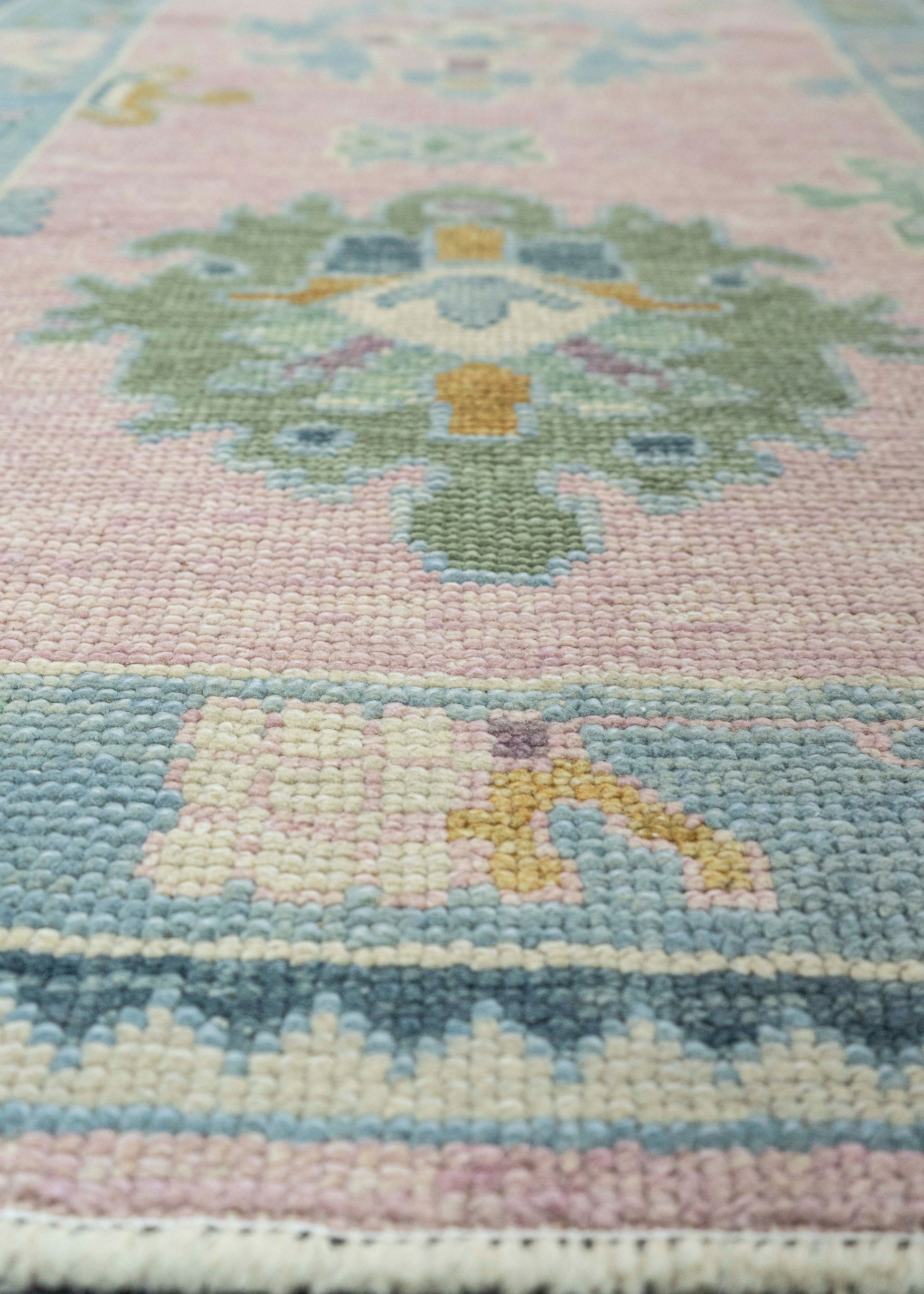 Turkish Oushak Runner Rug 3'3" x 7'2" #23661