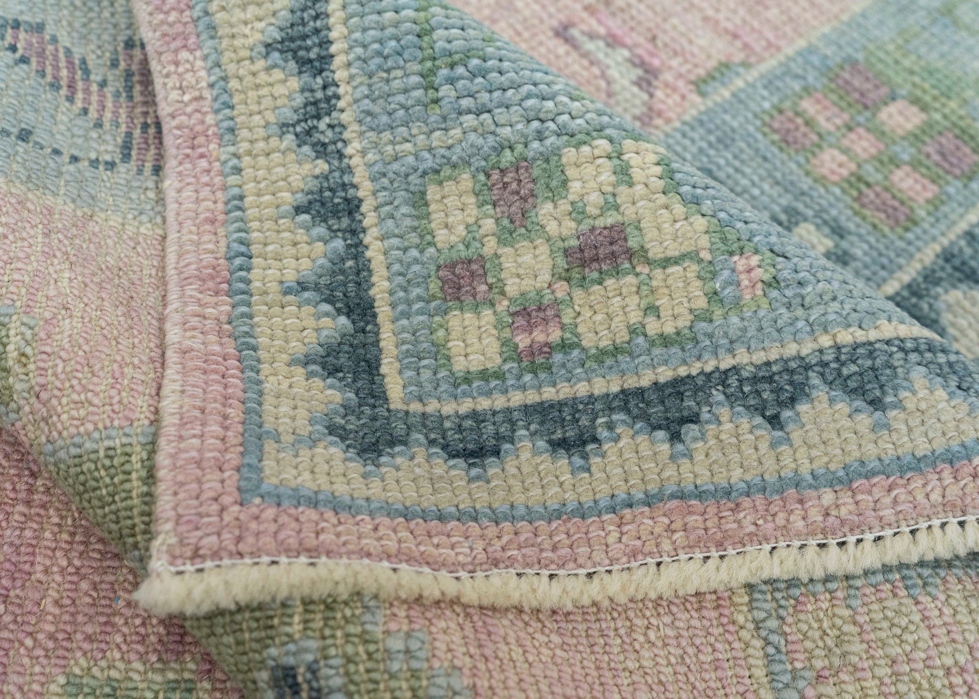 Turkish Oushak Runner Rug 3'3" x 7'2" #23661