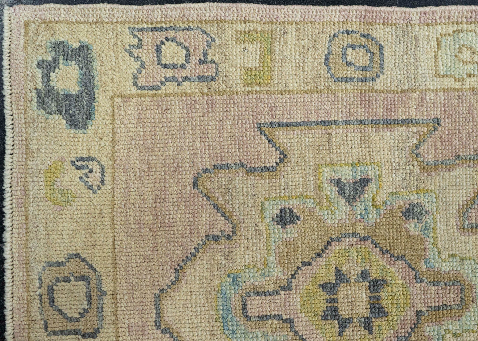 Turkish Oushak Runner Rug 3'2" x 10'3" #23657