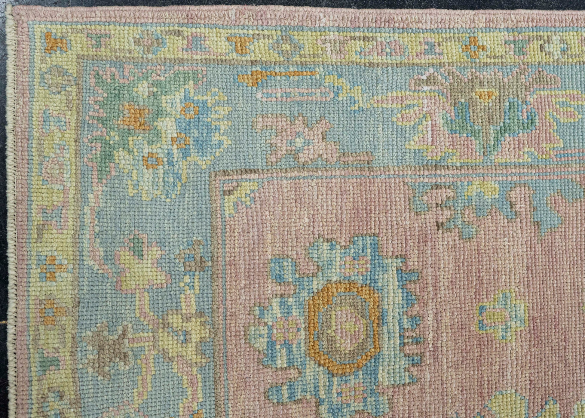 Turkish Oushak Runner Rug 2'11" x 12'2" #23660