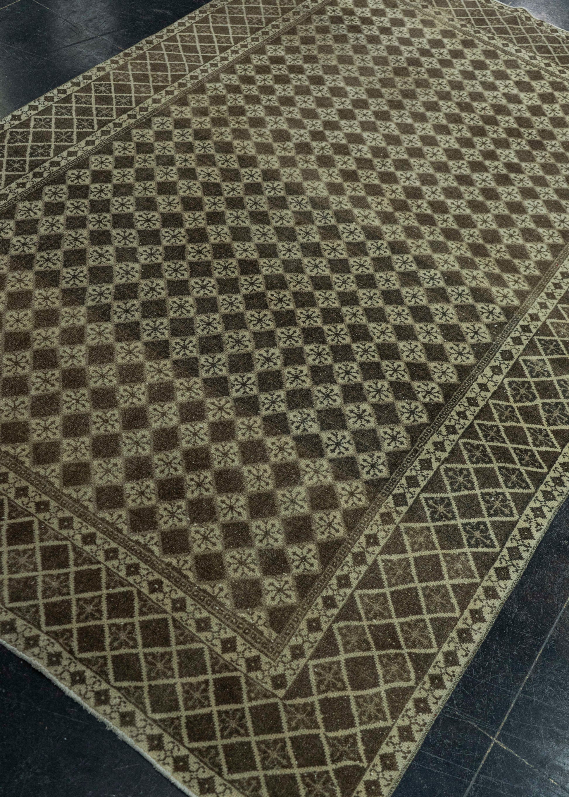 Turkish Vintage Rug 4'7" x 7'5" #20708