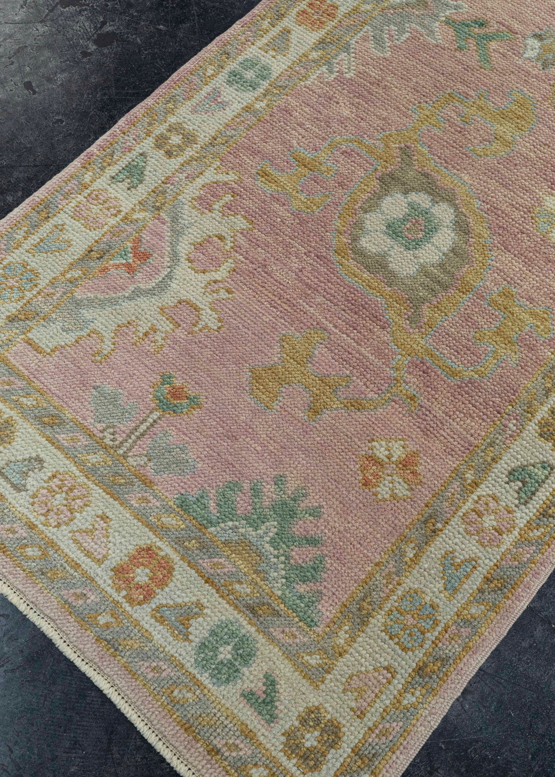 Turkish Oushak Runner Rug 2'10" x 13'7" #23659