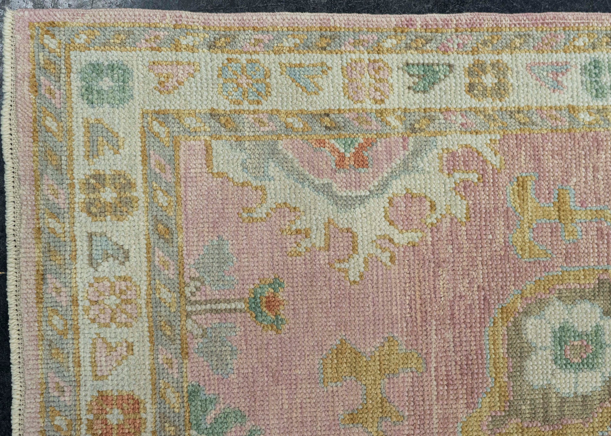 Turkish Oushak Runner Rug 2'10" x 13'7" #23659