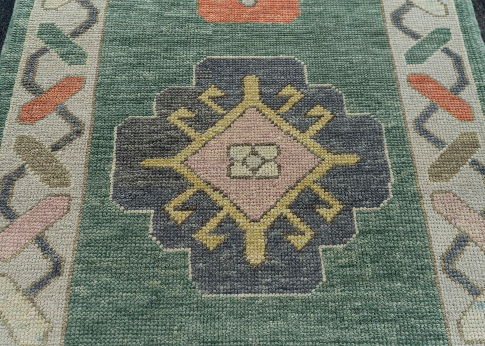 Turkish Oushak Runner Rug 3'3" x 10'6" #23658