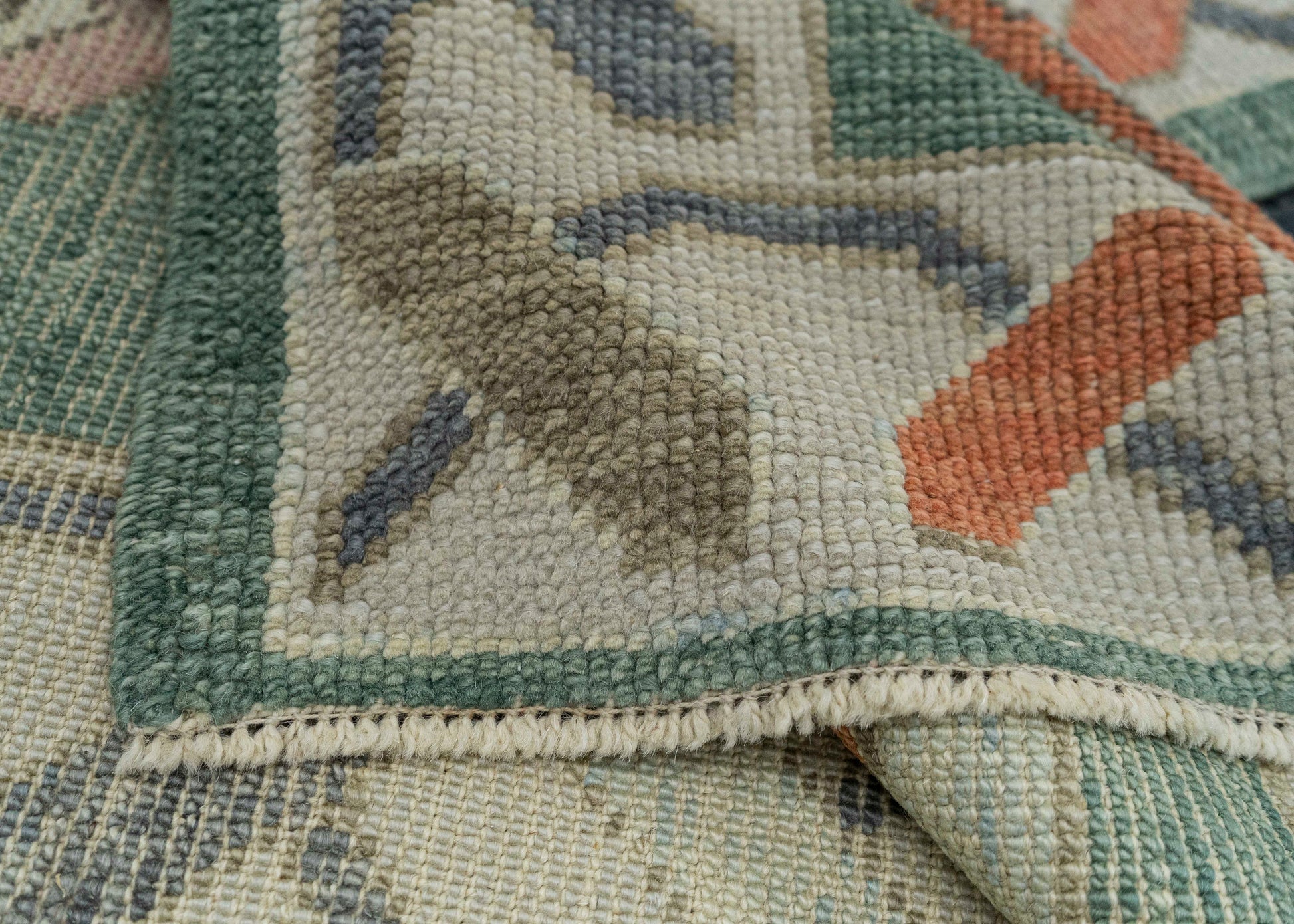 Turkish Oushak Runner Rug 3'3" x 10'6" #23658