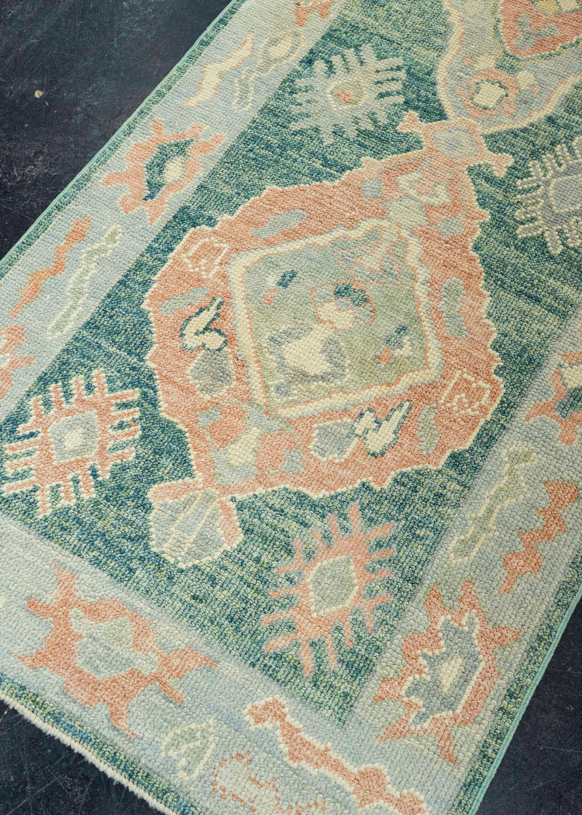 Turkish Oushak Runner Rug 2'10" x 8'8" #22309