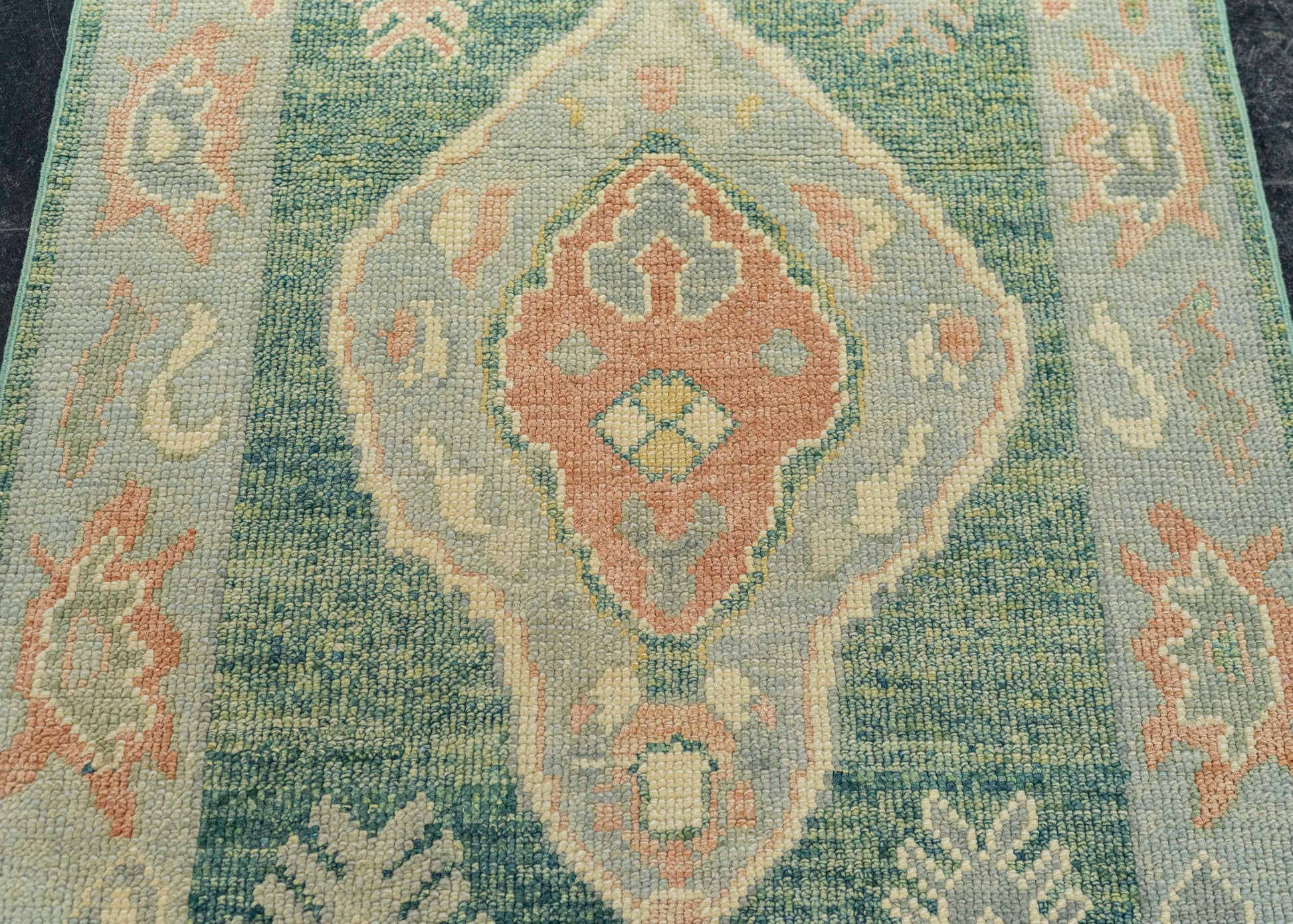 Turkish Oushak Runner Rug 2'10" x 8'8" #22309