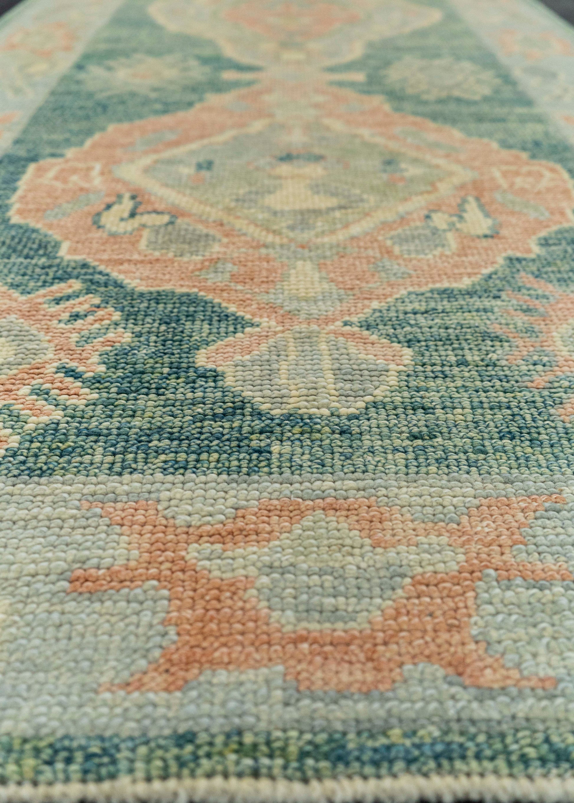 Turkish Oushak Runner Rug 2'10" x 8'8" #22309