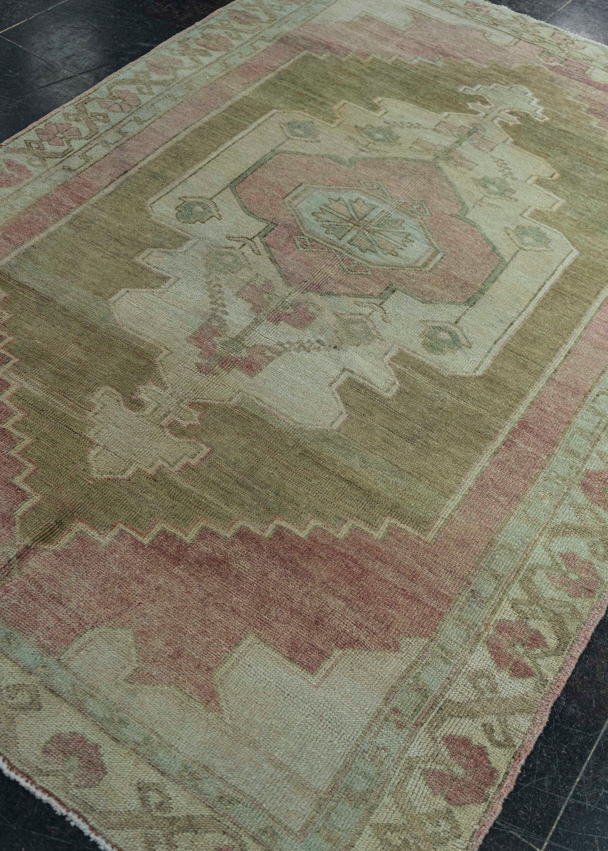 Turkish Vintage Rug 4'8" x 7'4" #20685