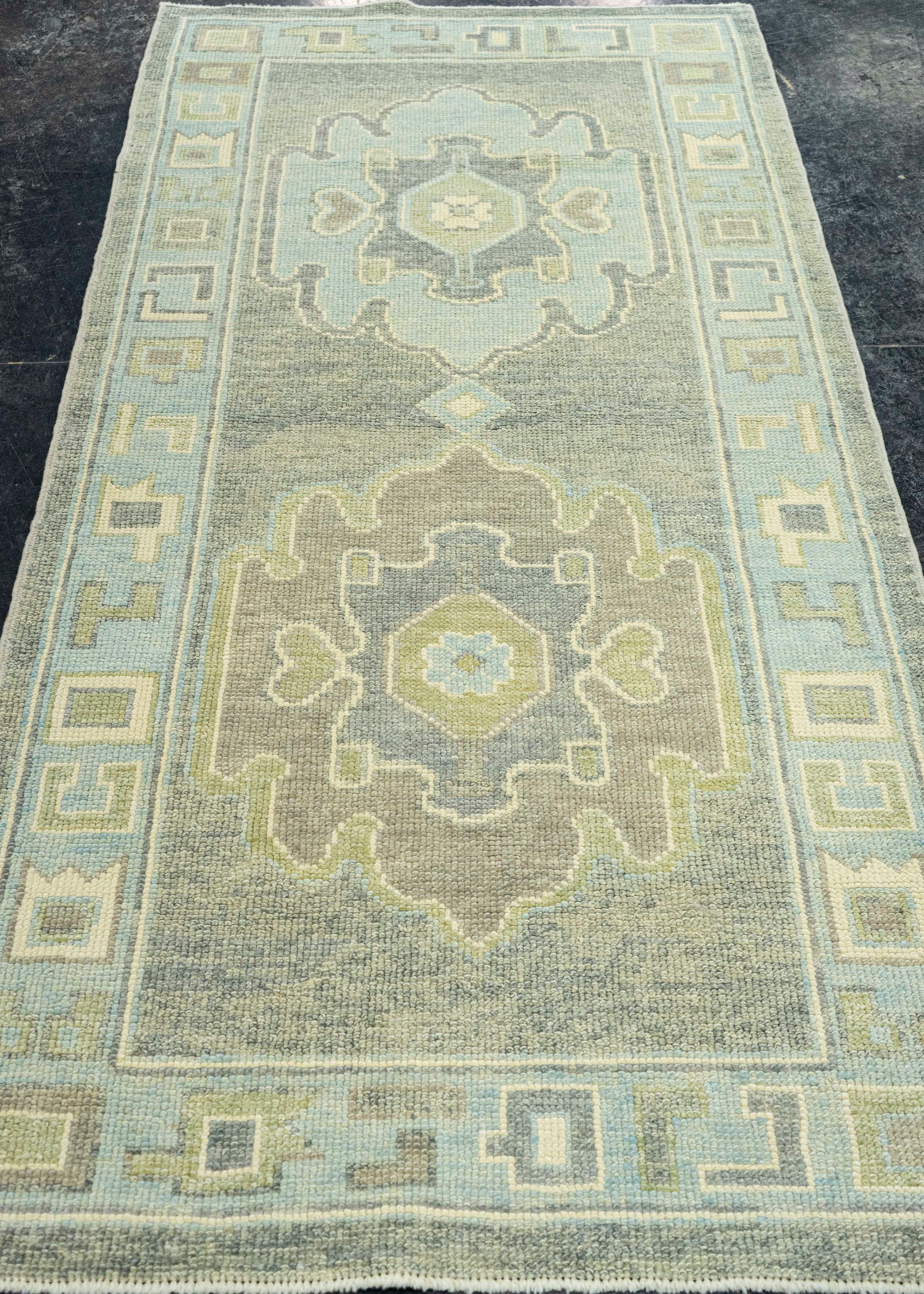 Turkish Oushak Runner Rug 3' x 6'2" #22143