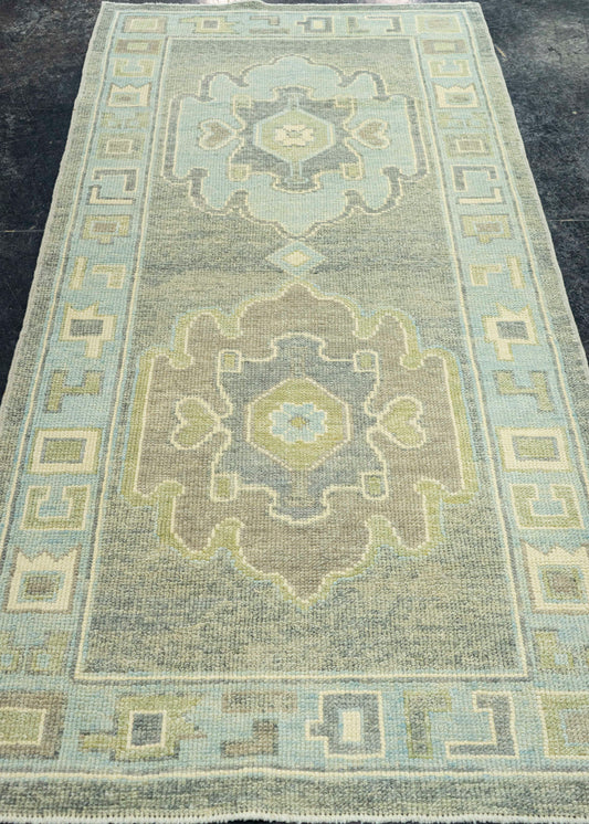 Turkish Oushak Runner Rug 3' x 6'2" #22143