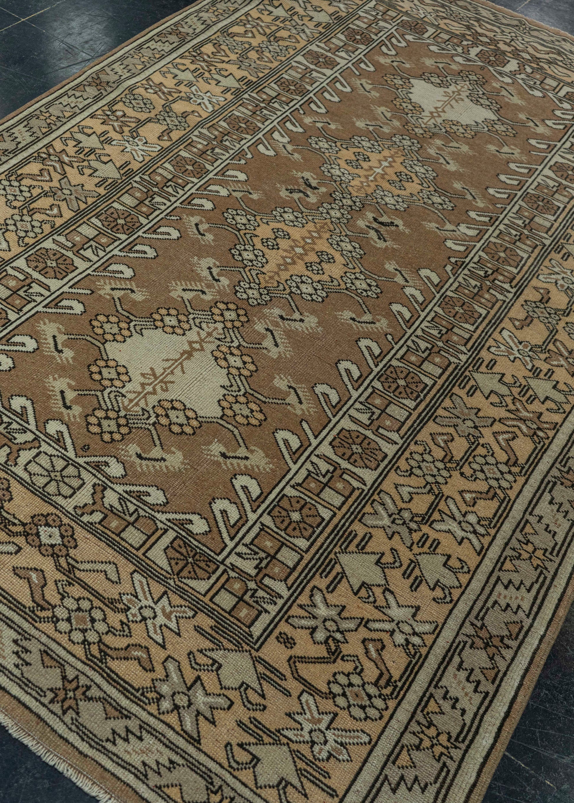 Turkish Vintage Rug 5'1" x 7'10" #20553