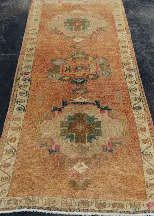 Turkish Anatolian Runner Rug 2'8" x 6'4" #22300