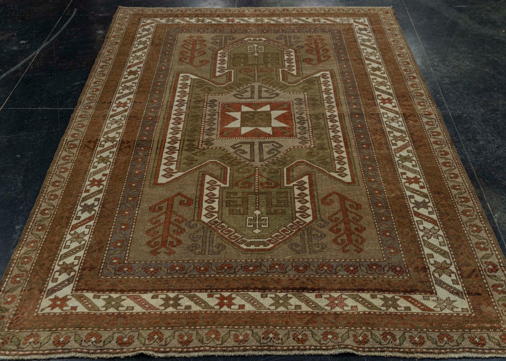 Turkish Vintage Rug 4'10" x 7'2" #20552