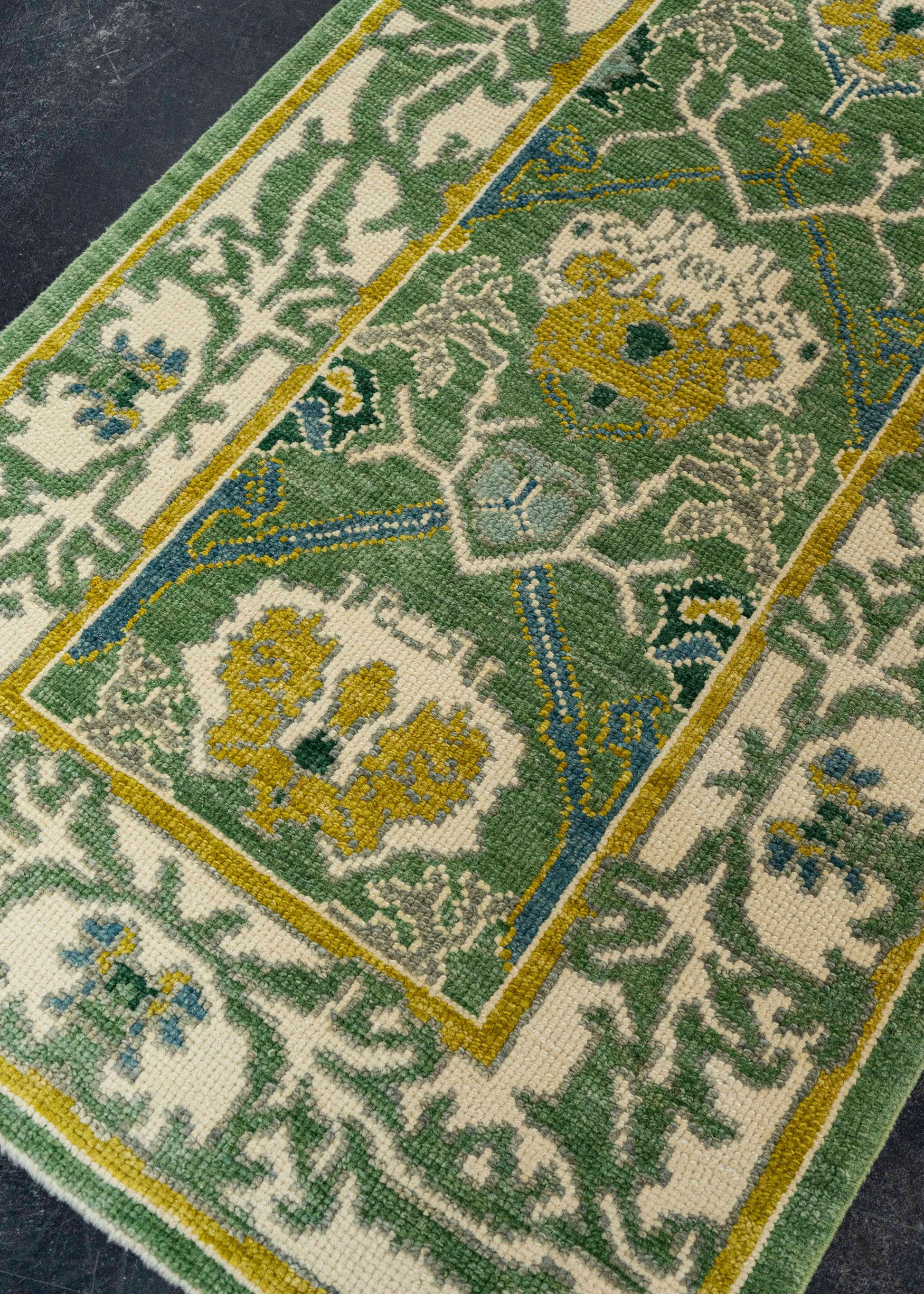 Turkish Oushak Runner Rug 3'1" x 6'11" #22223