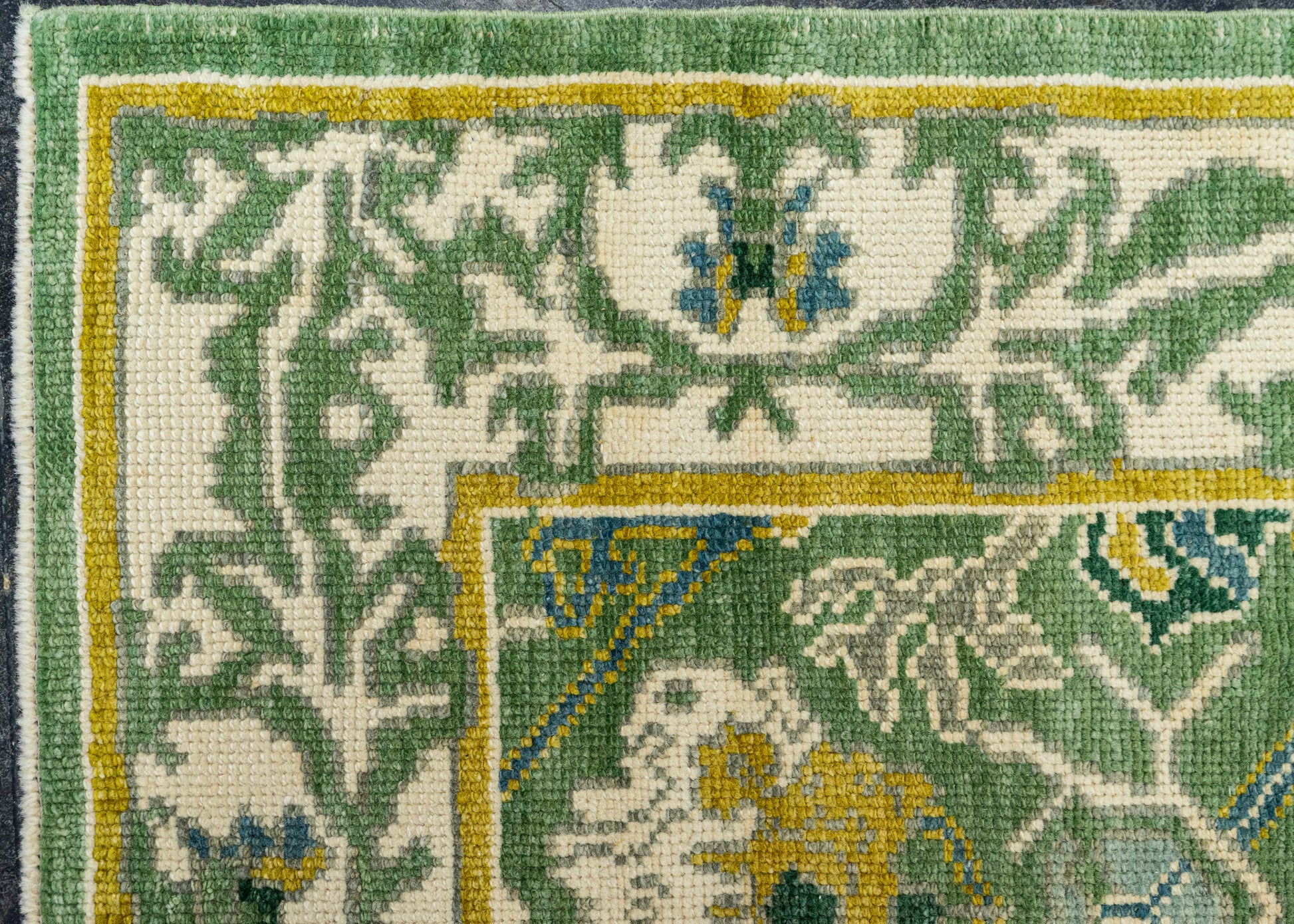 Turkish Oushak Runner Rug 3'1" x 6'11" #22223