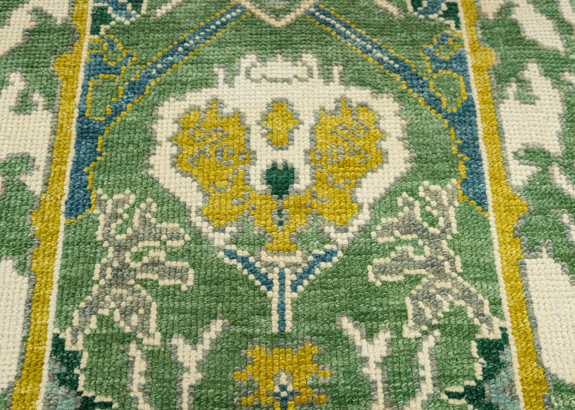 Turkish Oushak Runner Rug 3'1" x 6'11" #22223