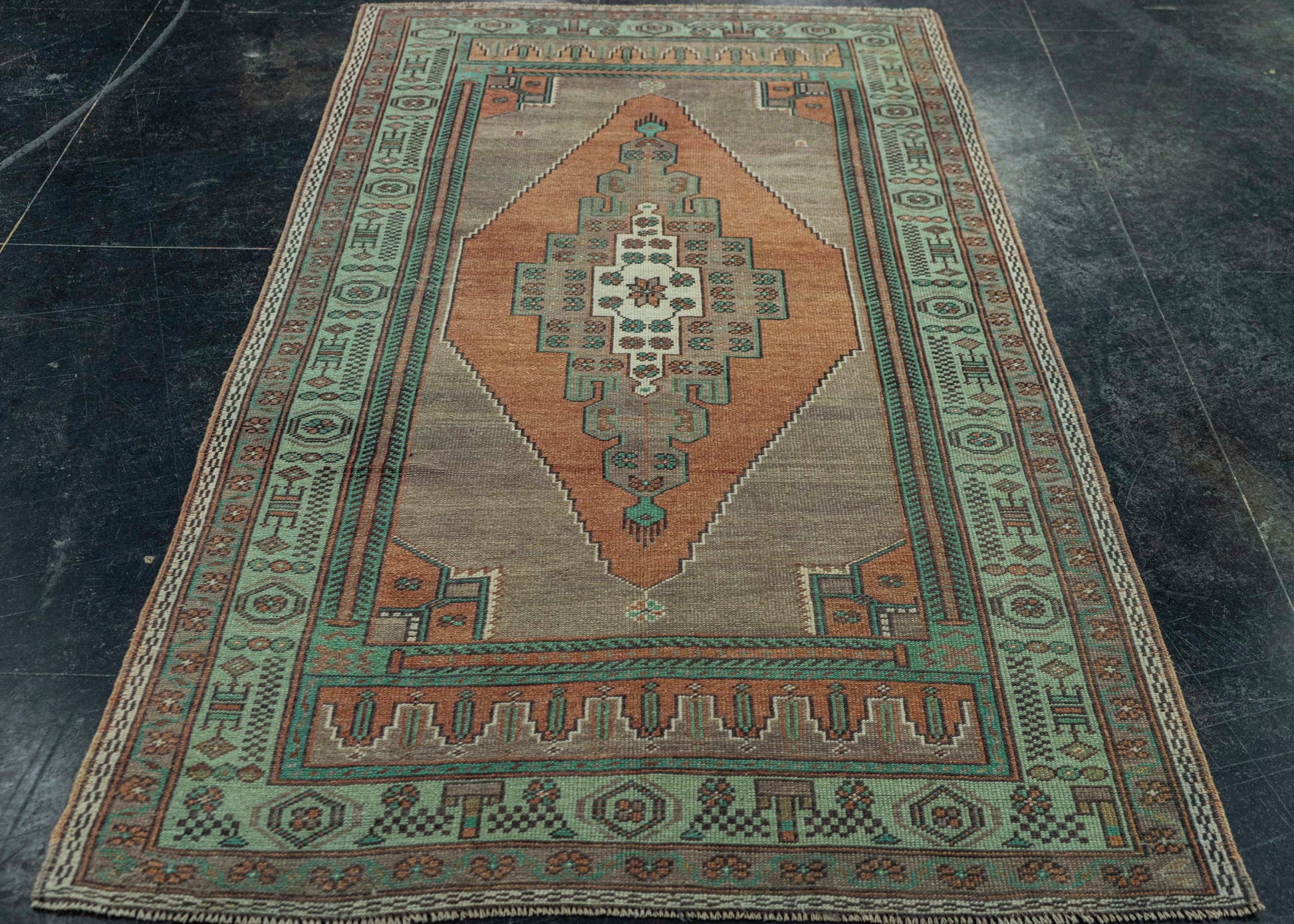 Turkish Vintage Rug 4' x 7'2" #20501