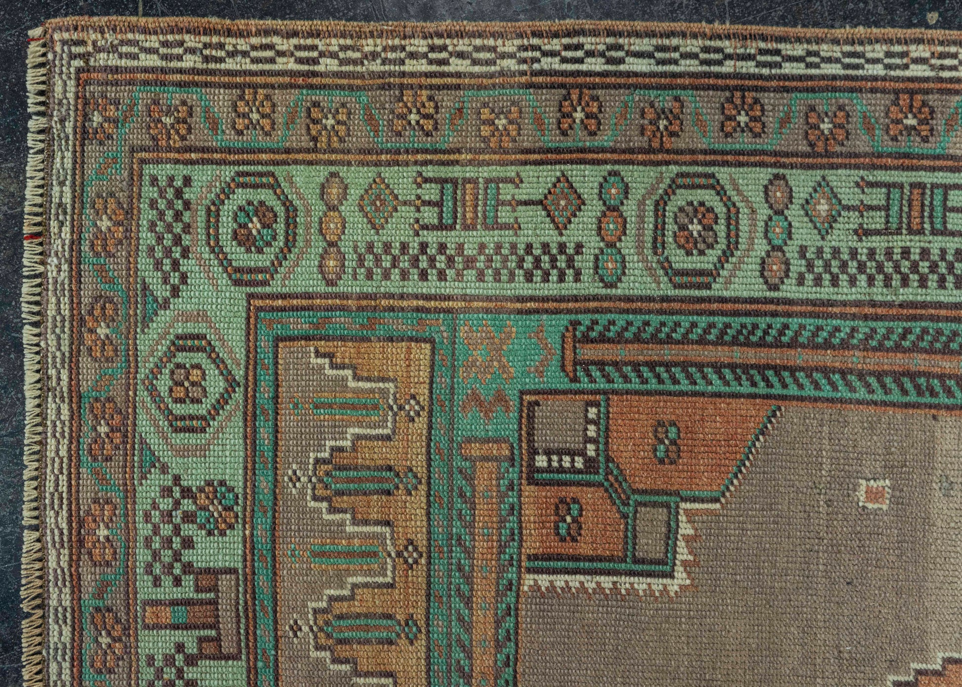 Turkish Vintage Rug 4' x 7'2" #20501