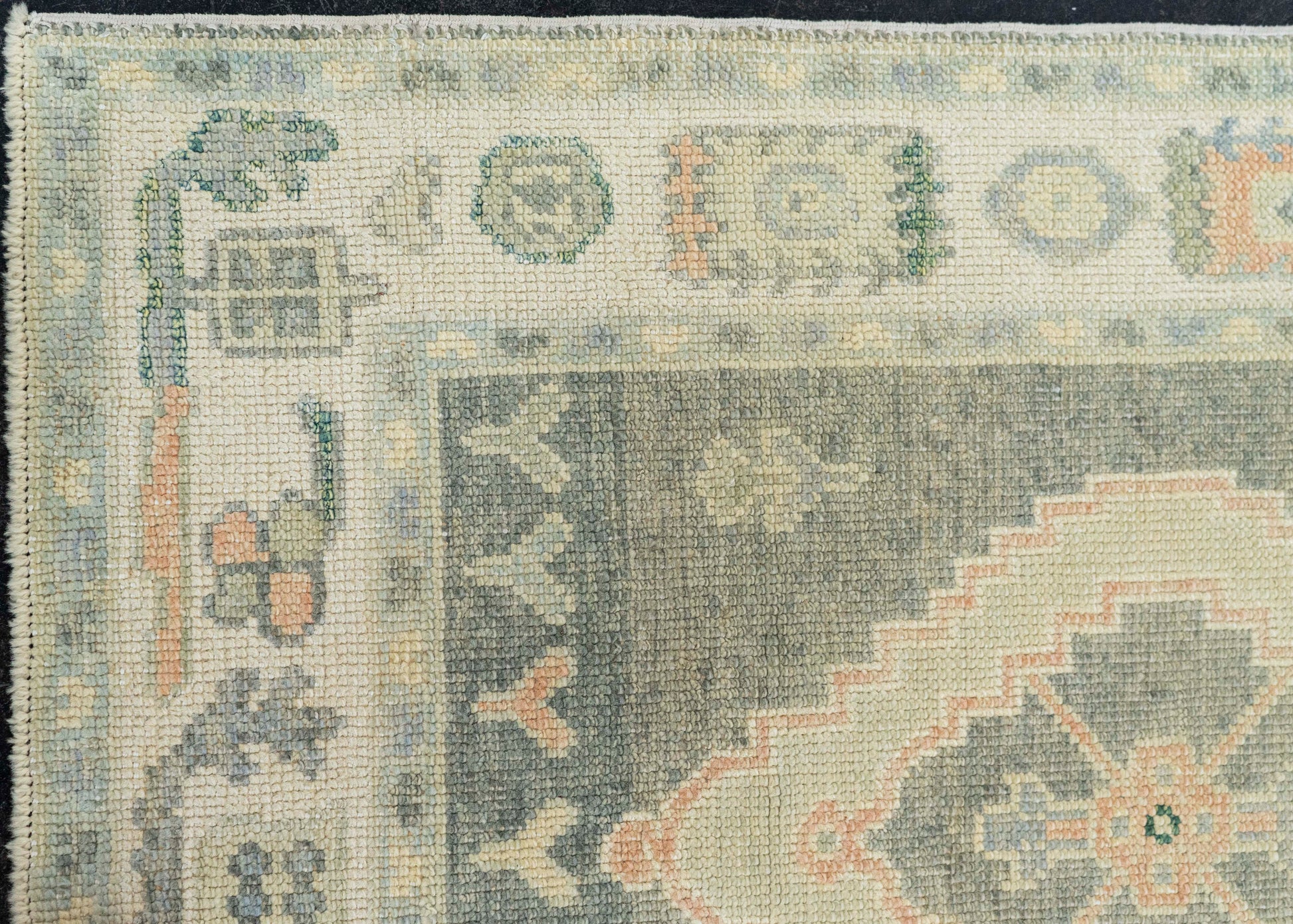 Turkish Oushak Runner Rug 3'1" x 6'4" #22136